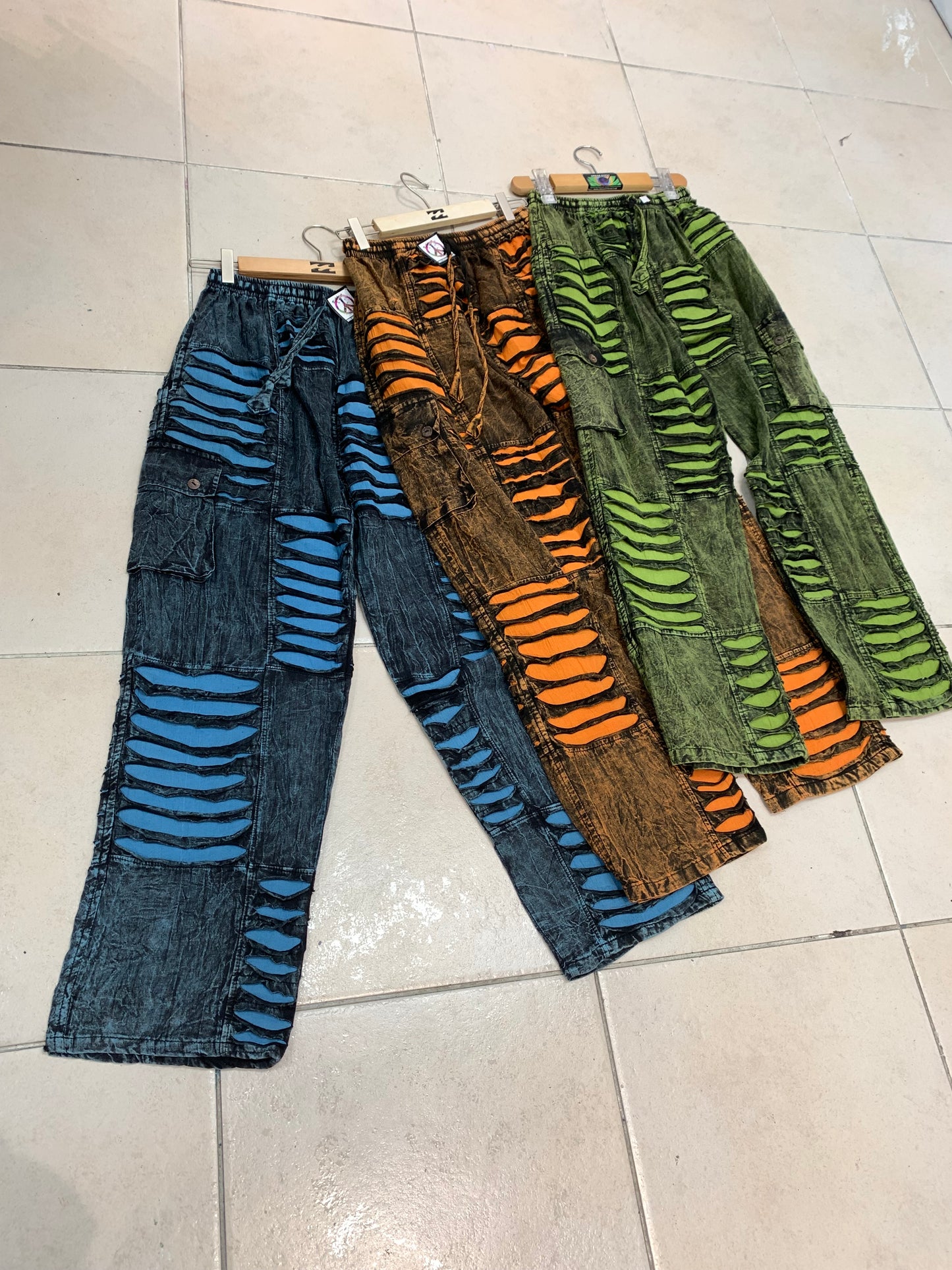 Handcrafted Razor Cut Pants #STP142