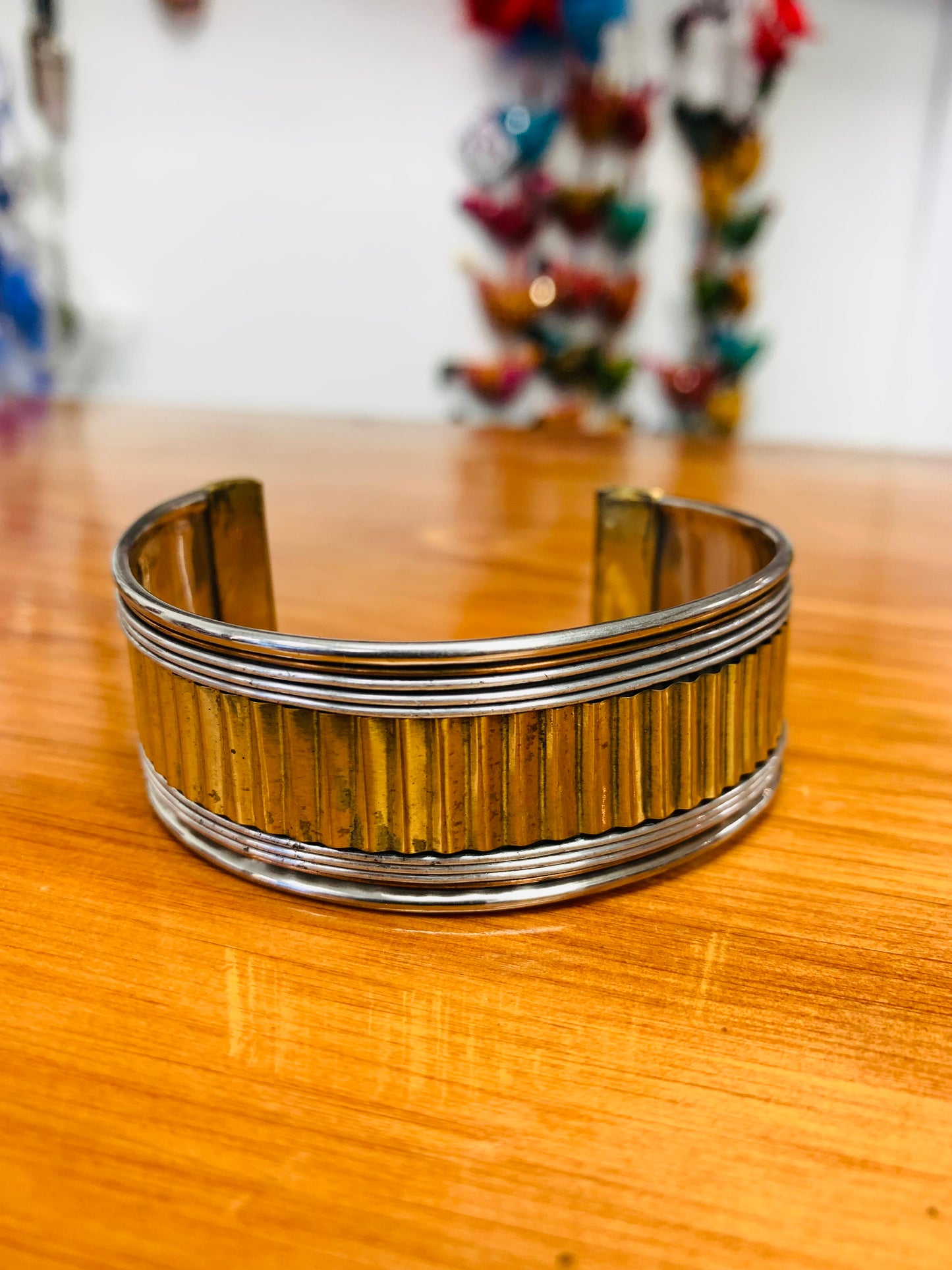 BOHEMIAN STYLE HANDCRAFTED HAND CUFF BANGLE # CUFF1199