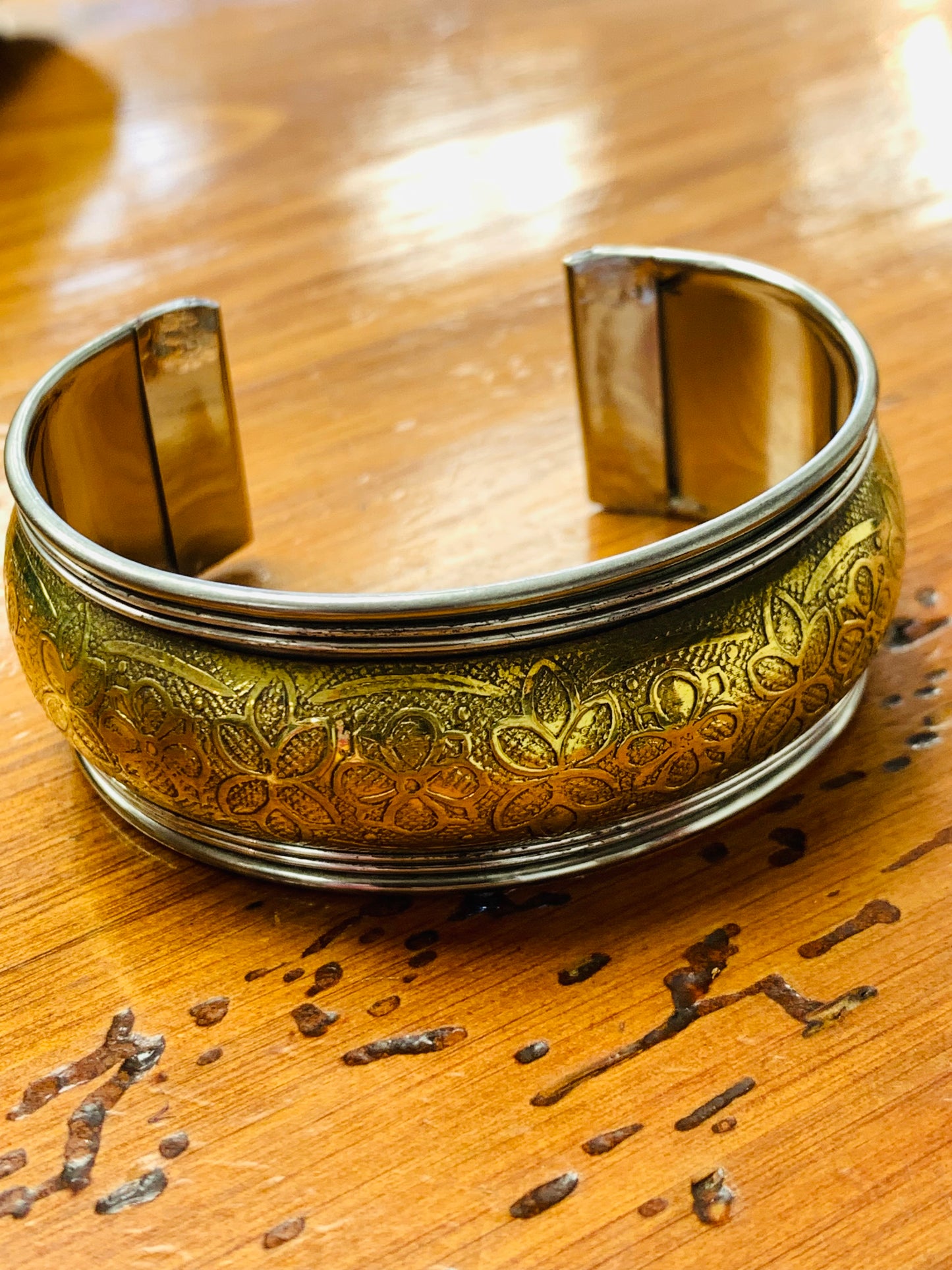 BOHEMIAN STYLE HANDCRAFTED HAND CUFF BANGLE # CUFF1185