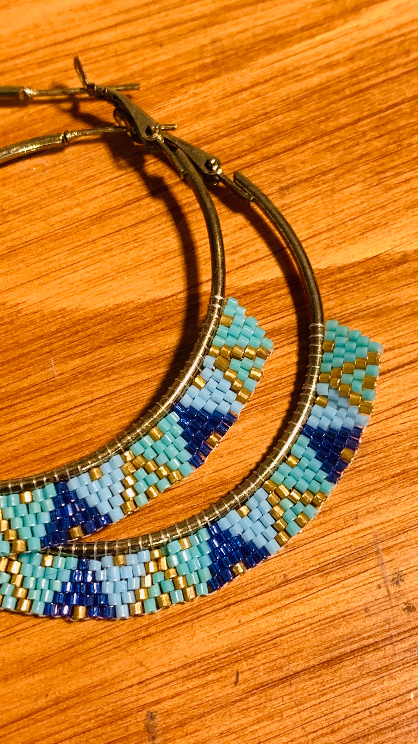 BOHEMIAN HANDCRAFTED HOOP EARRINGS #EAR159