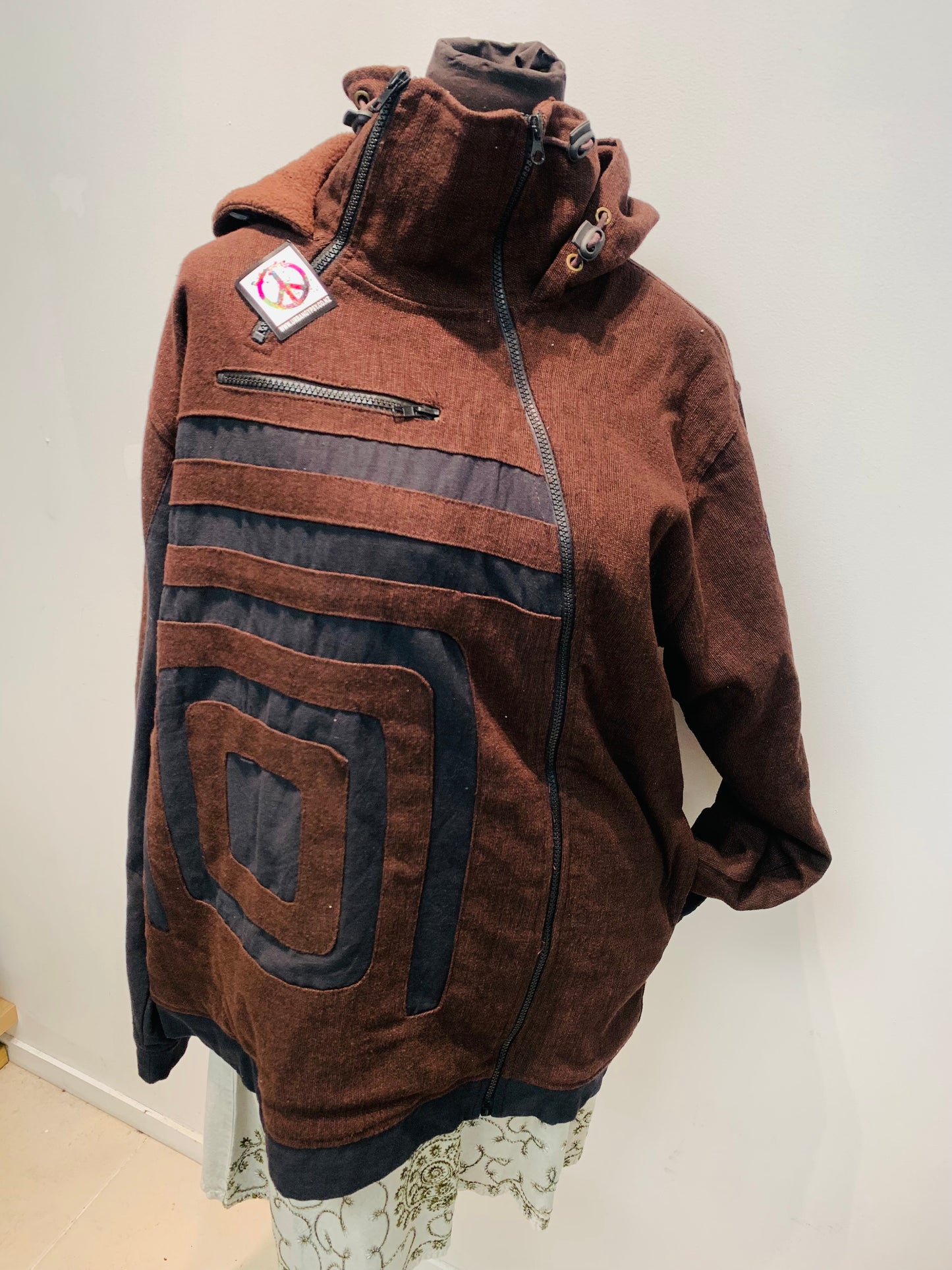 Bohemian style handcrafted UNISEX Warm Jackets #009902