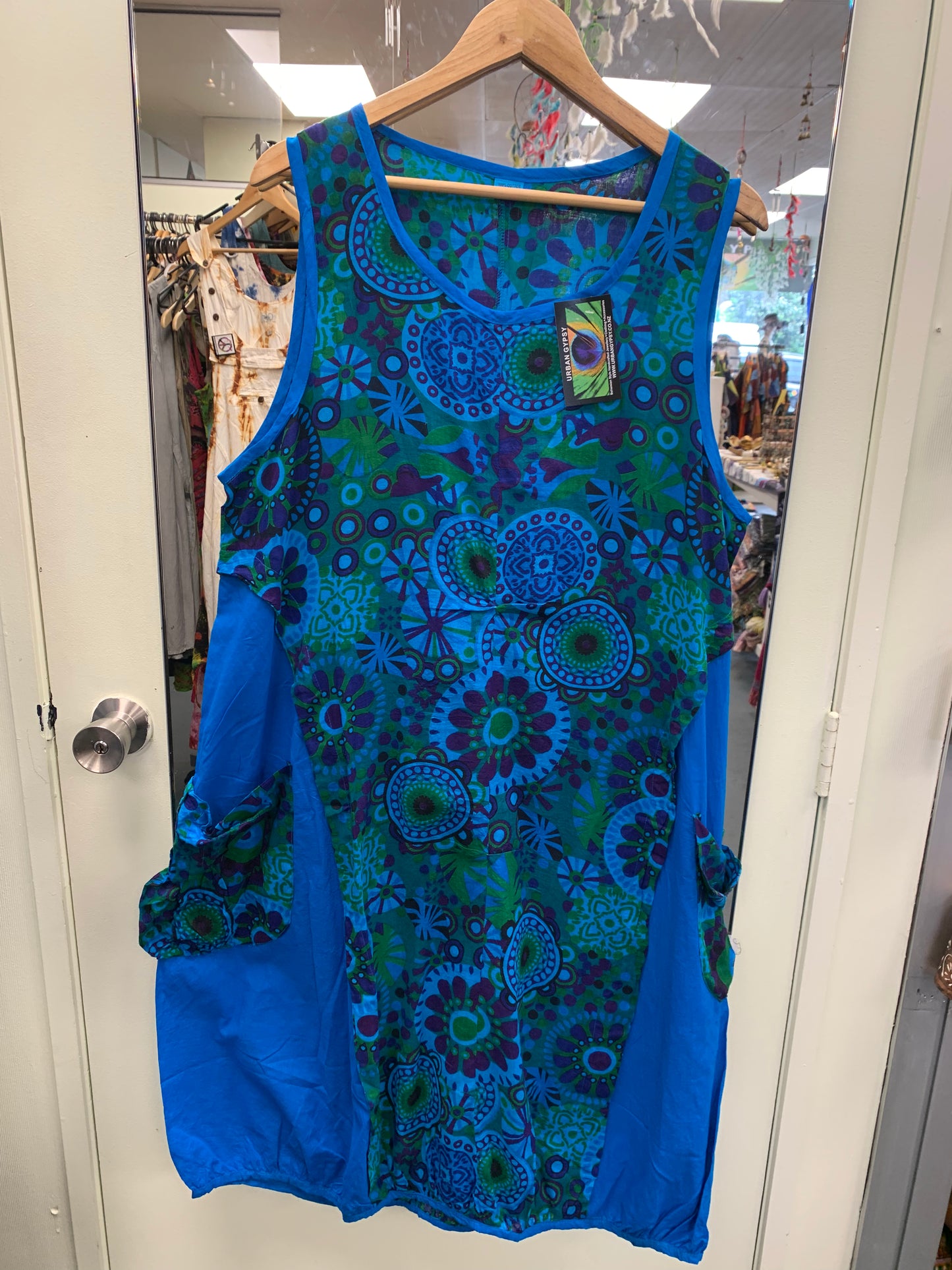 Bohemian style handcrafted dress #23242