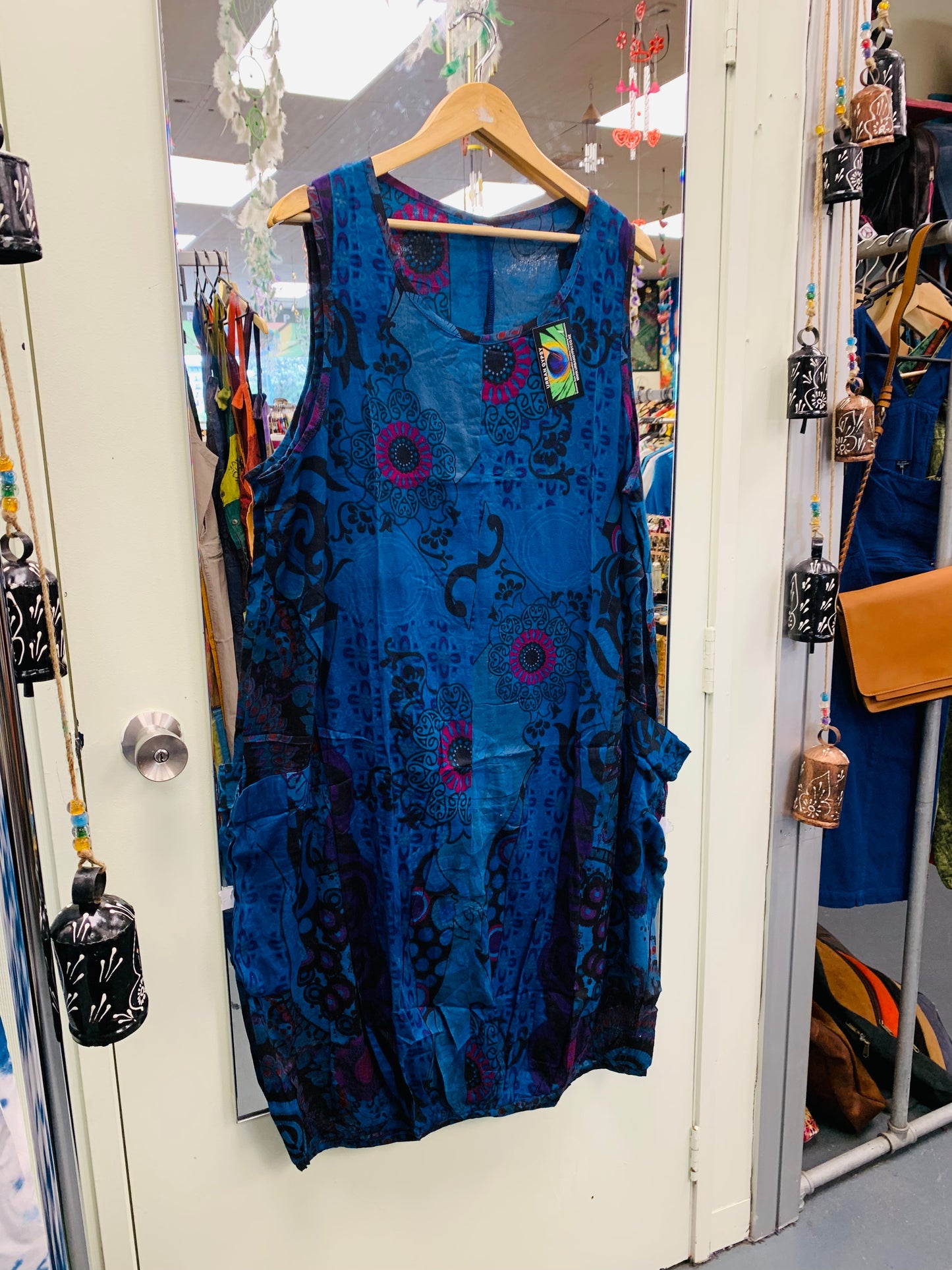 Bohemian style handcrafted dress #23242