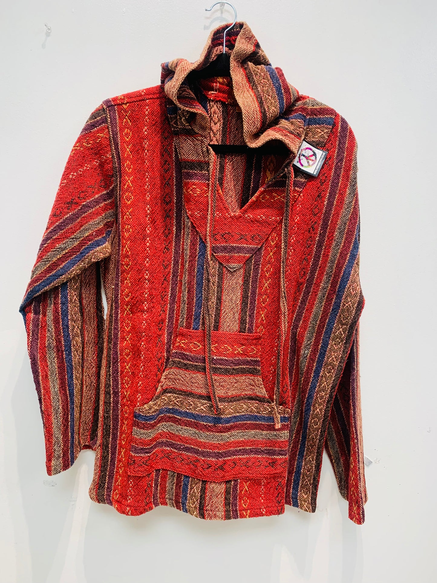 Bohemian style handcrafted UNISEX Gringo Hoodie #017606