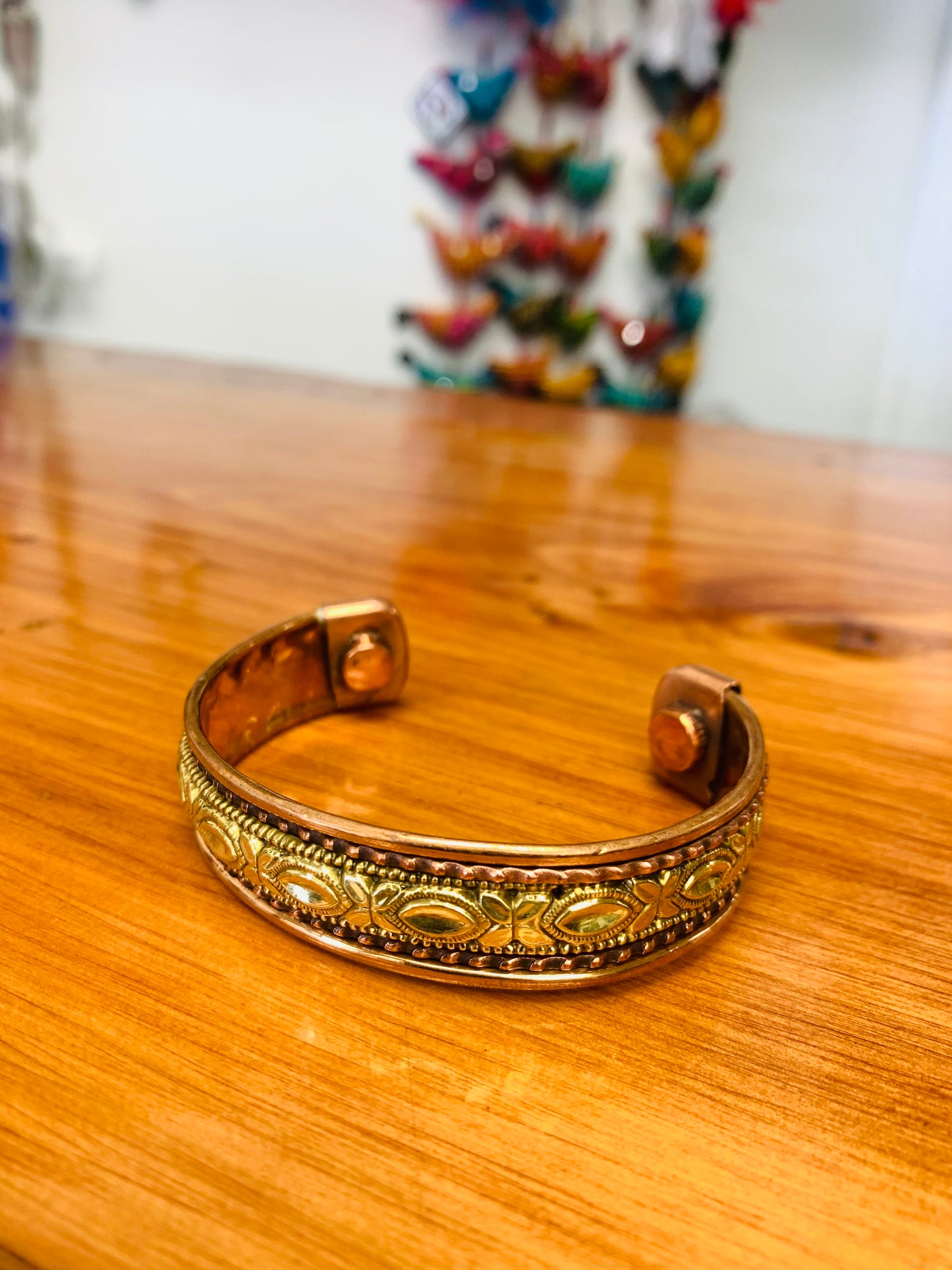 BOHEMIAN STYLE HANDCRAFTED HAND CUFF BANGLE # CUFF1186