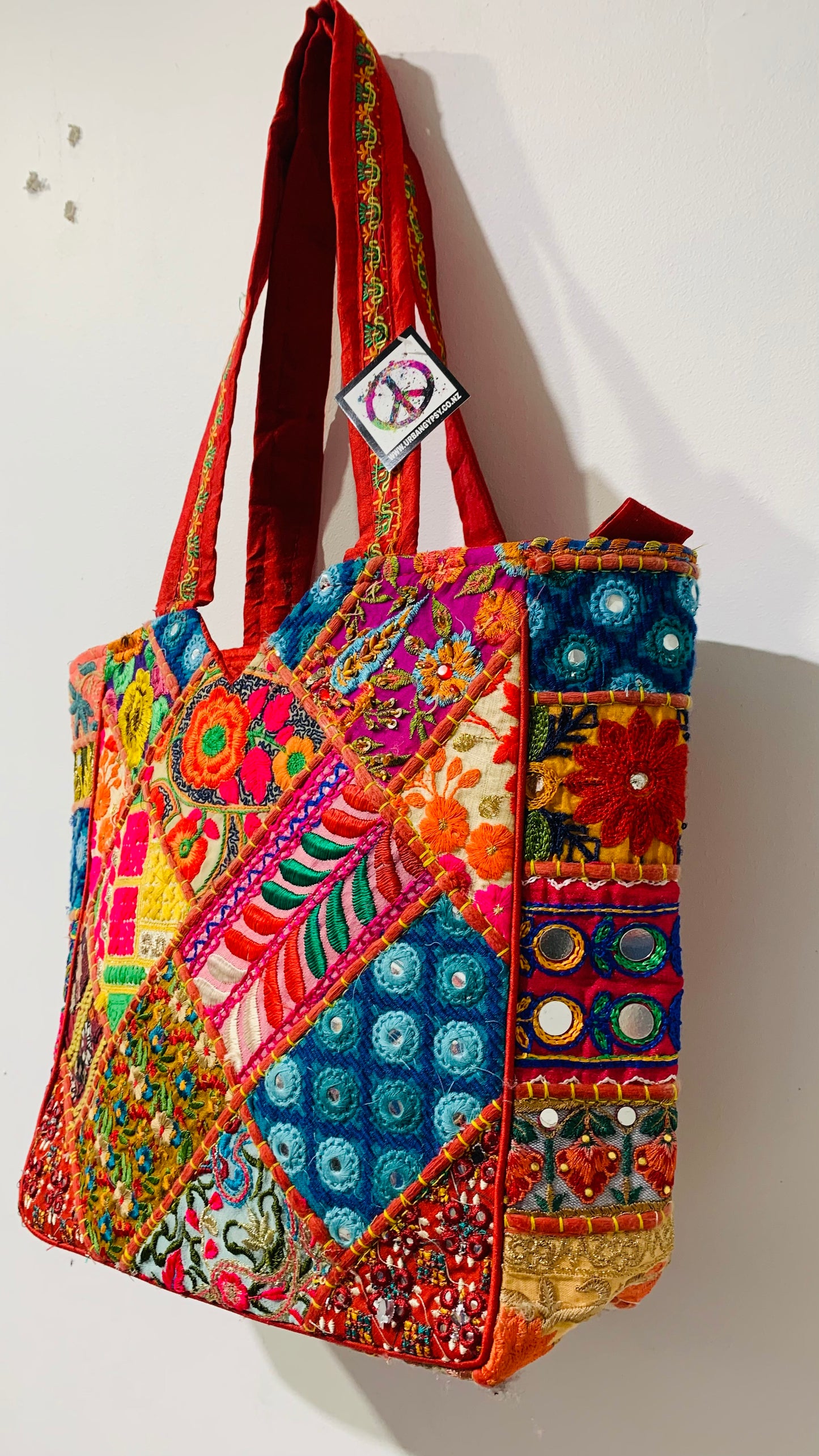 BOHEMIAN STYLE HANDCRAFTED ETHNIC TOTE BAGS # 10123