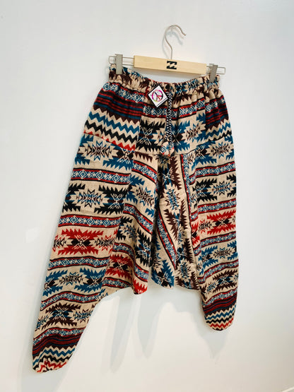 HANDCRAFTED WARM DROP CROTCH PANTS #WOOL28