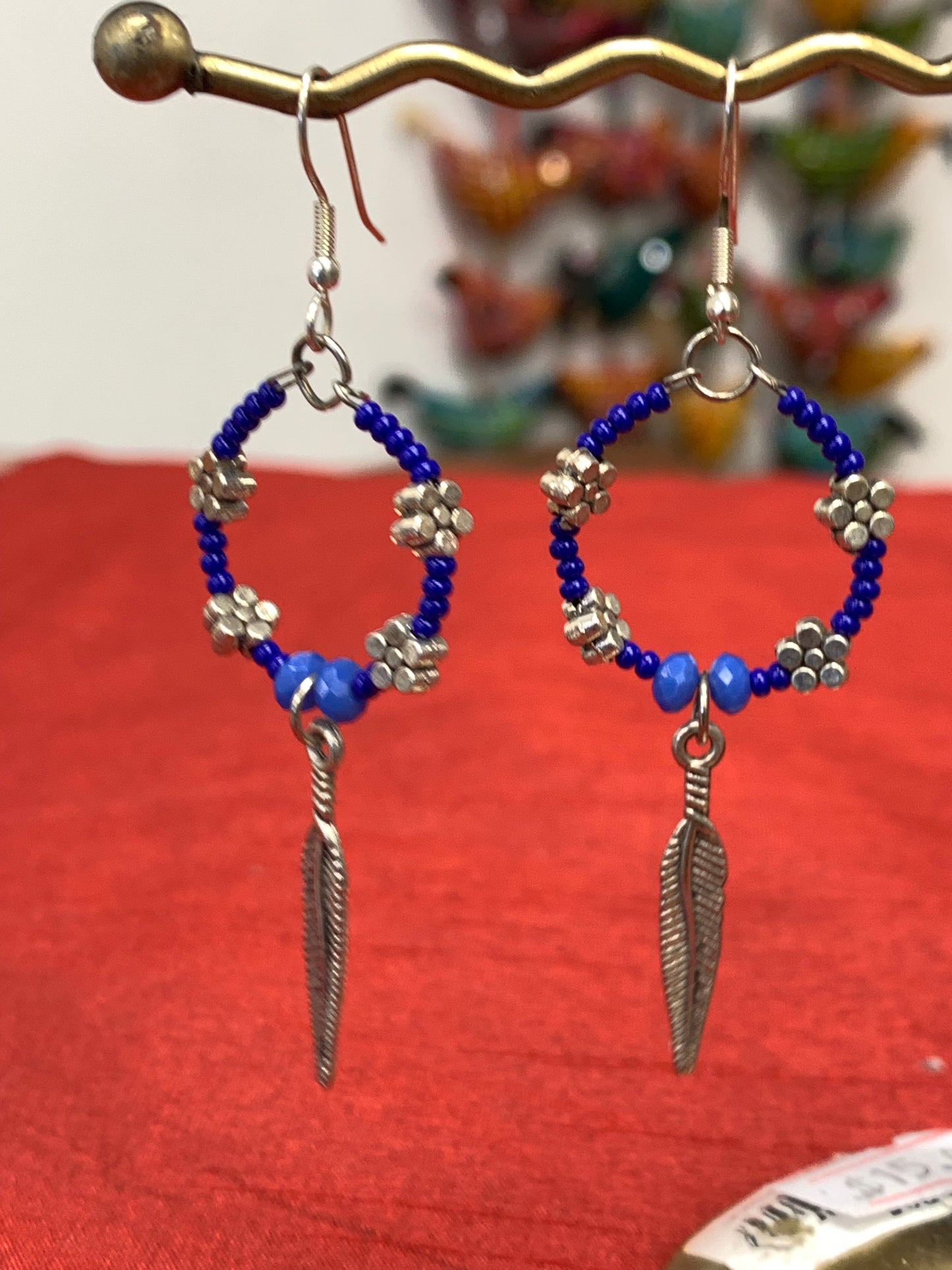 BOHEMIAN HANDCRAFTED DAMGLE EARRINGS #EAR135