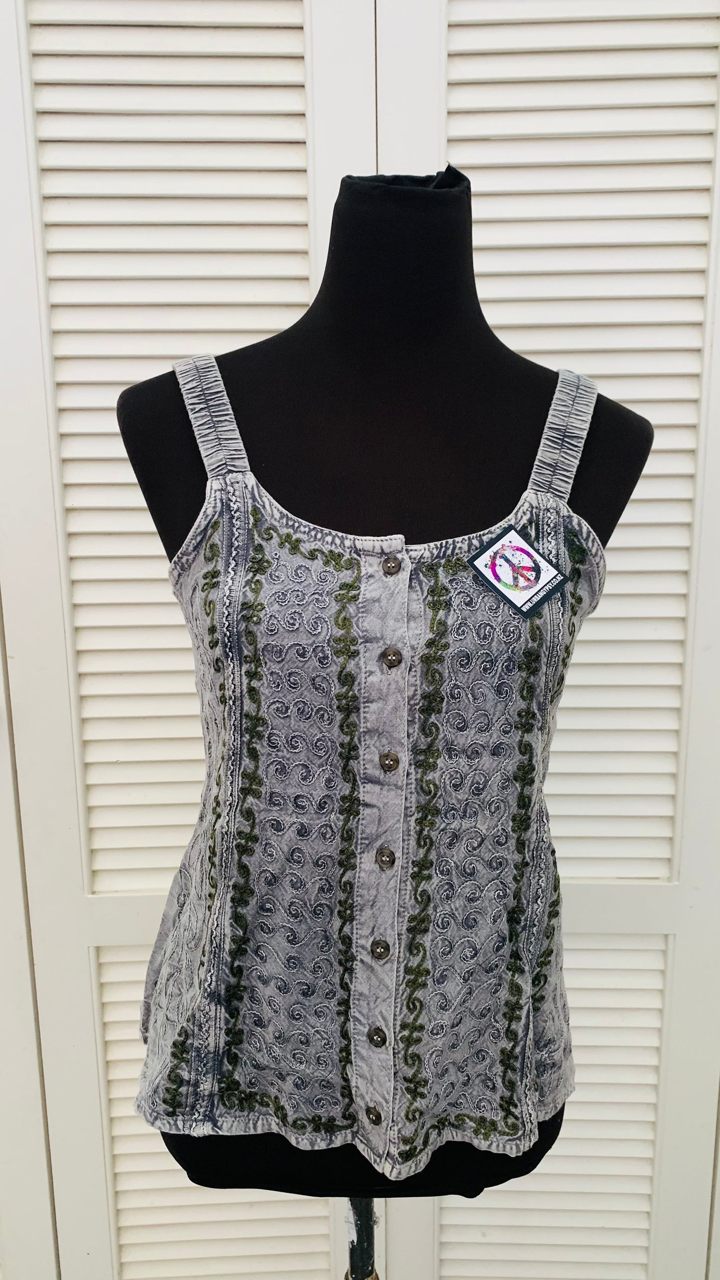 Bohemian Handcrafted Crop Top #CRTOP105