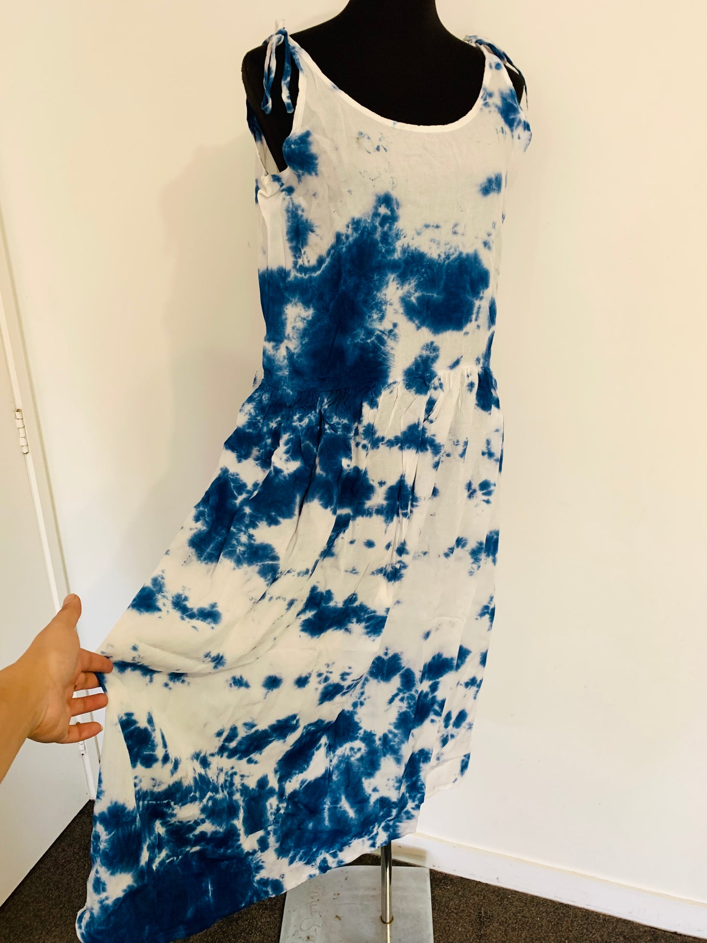 Bohemian handcraftedTie Dye dress # DRE308