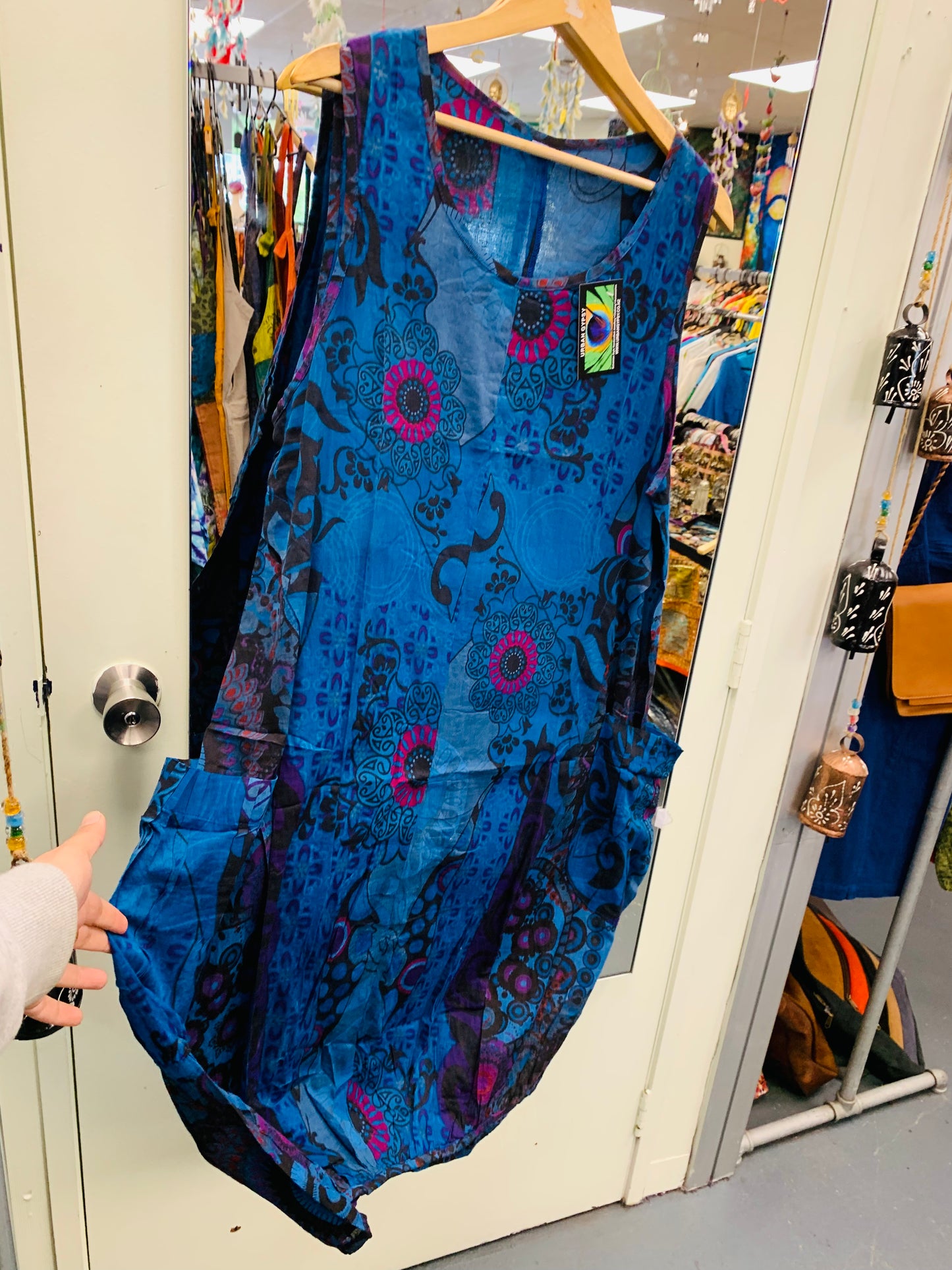 Bohemian style handcrafted dress #23242