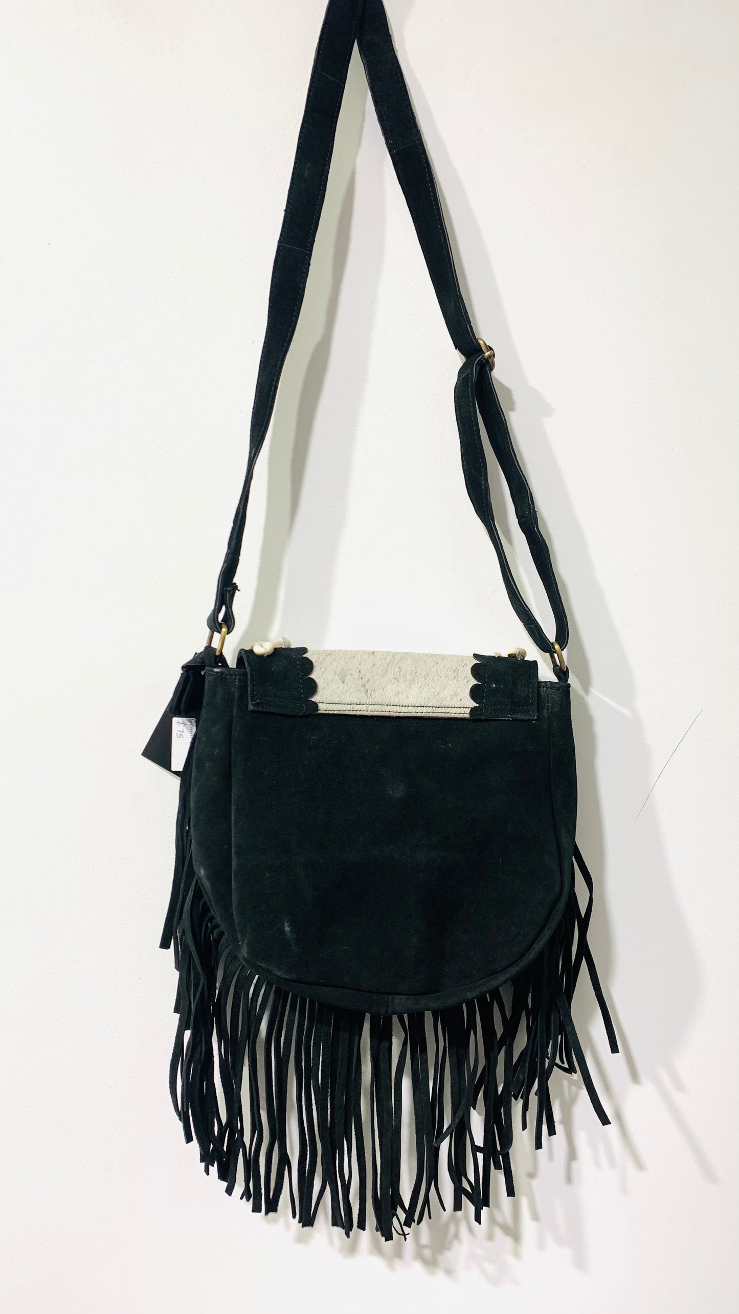 BOHO HANDCRAFTED GENUINE SUEDE LEATHER BAG #205568