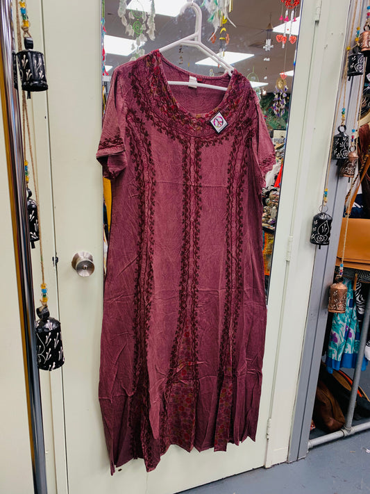 Bohemian handcrafted Long Maxi dress # DRE317