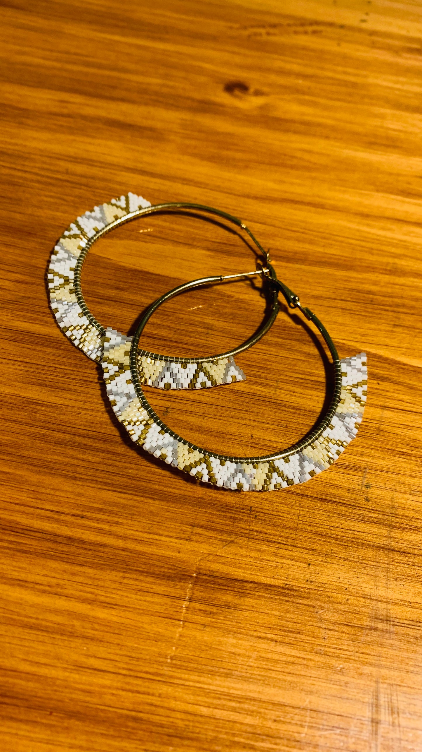 BOHEMIAN HANDCRAFTED HOOP EARRINGS #EAR159