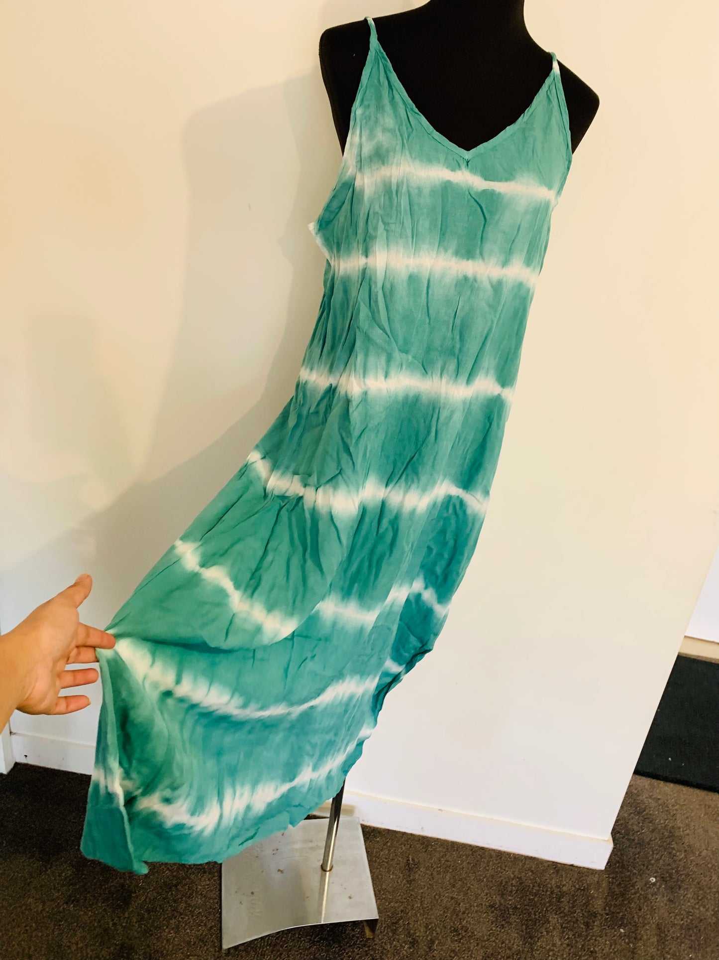 Bohemian handcraftedTie Dye dress # DRE307