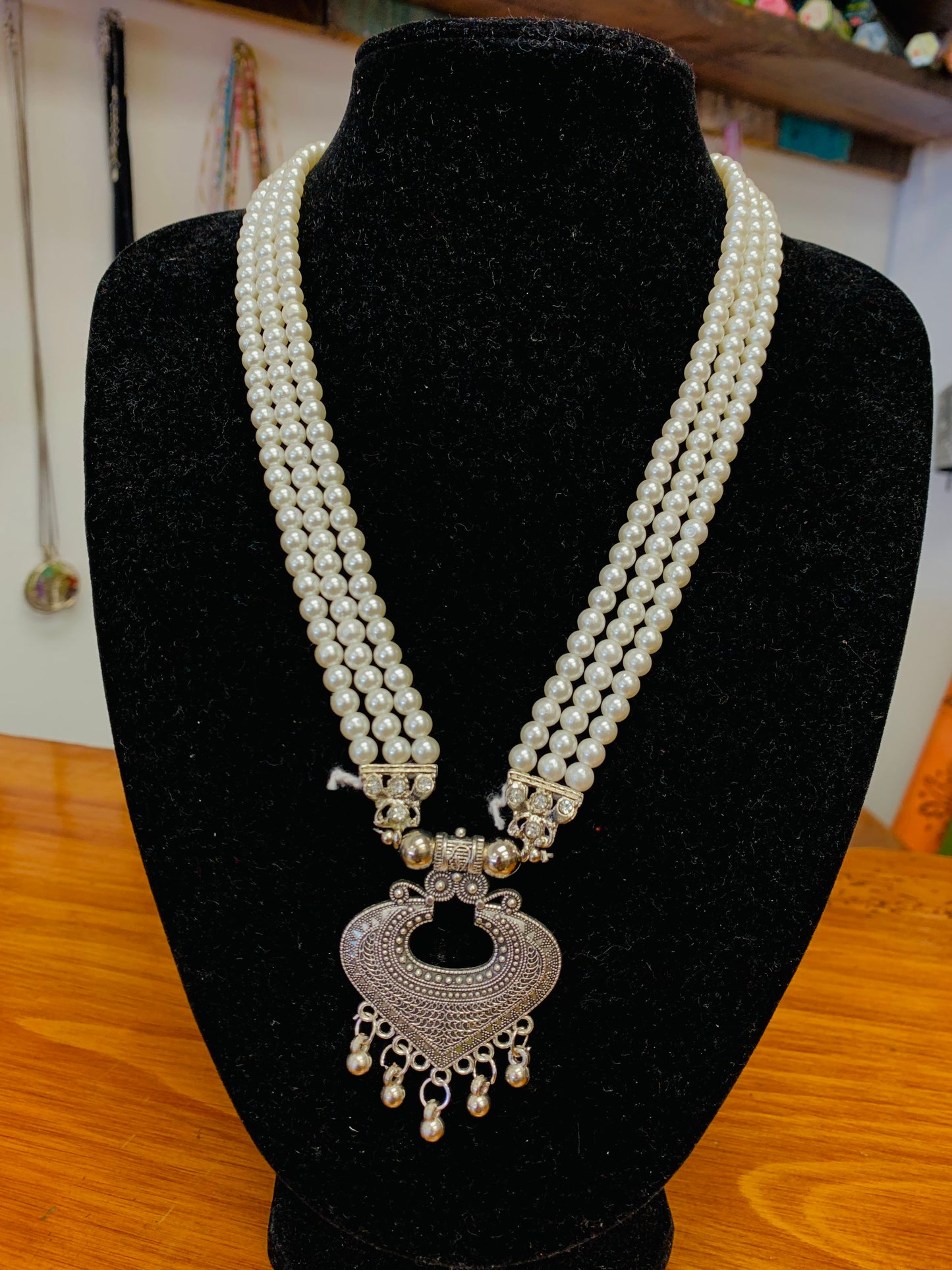 BOHEMIAN STYLE HANDCRAFTED BEADS NECKLACE #NECK40