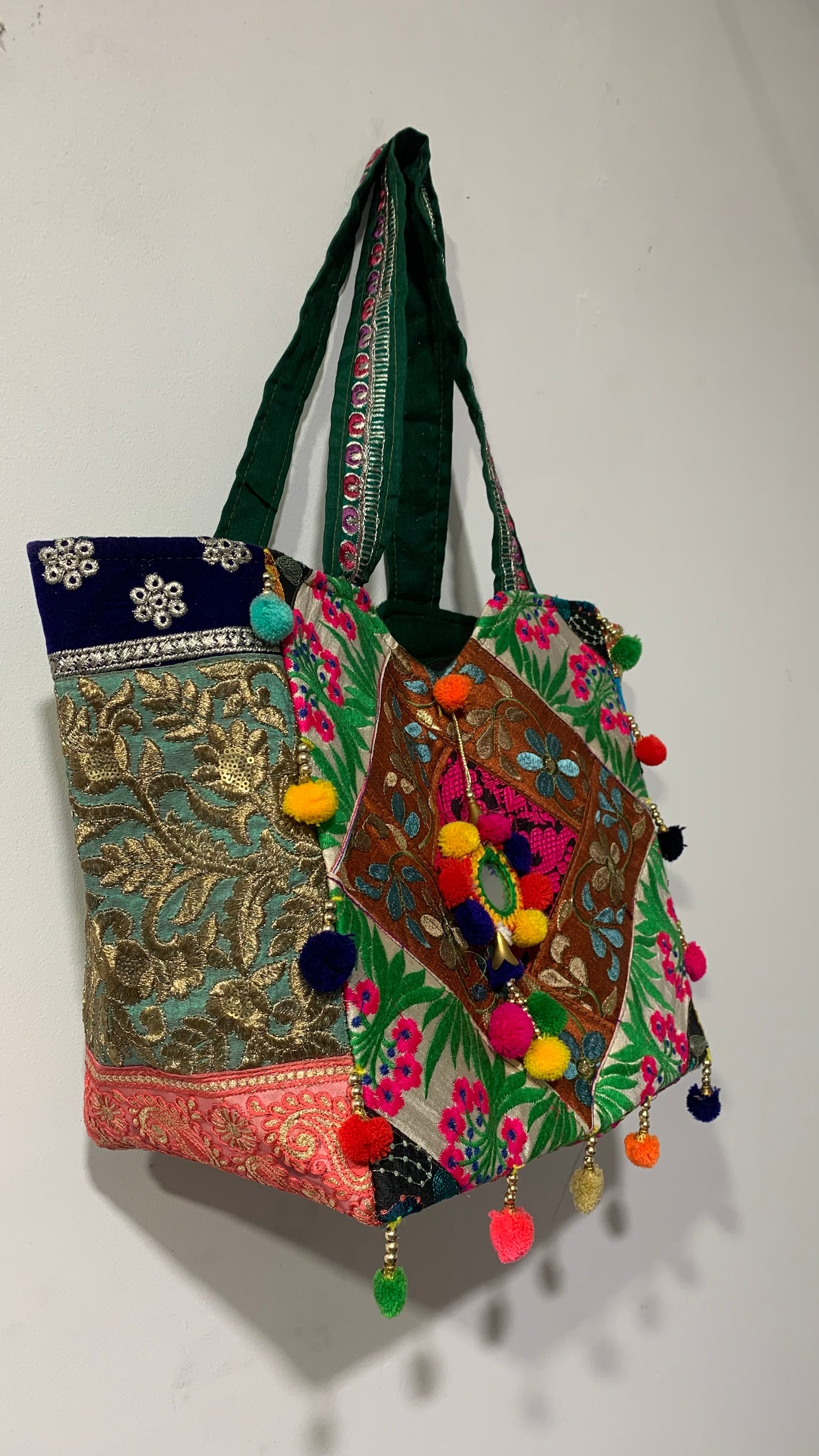 BOHEMIAN STYLE HANDCRAFTED ETHNIC TOTE BAGS # 10133