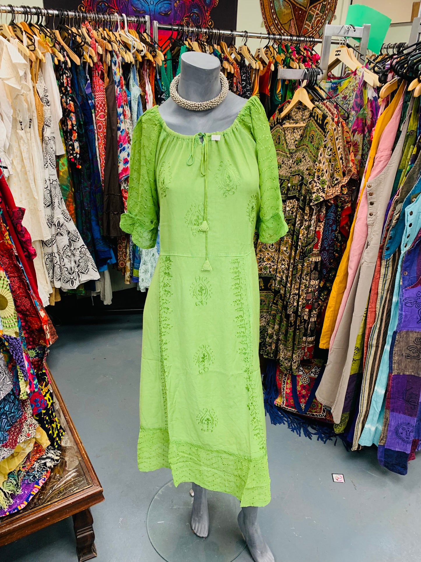 BOHEMIAN cotton Dress # 770115