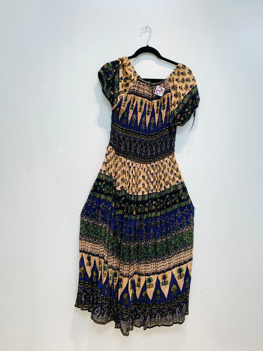 Bohemian style handcrafted monalisa dress #DRE3210