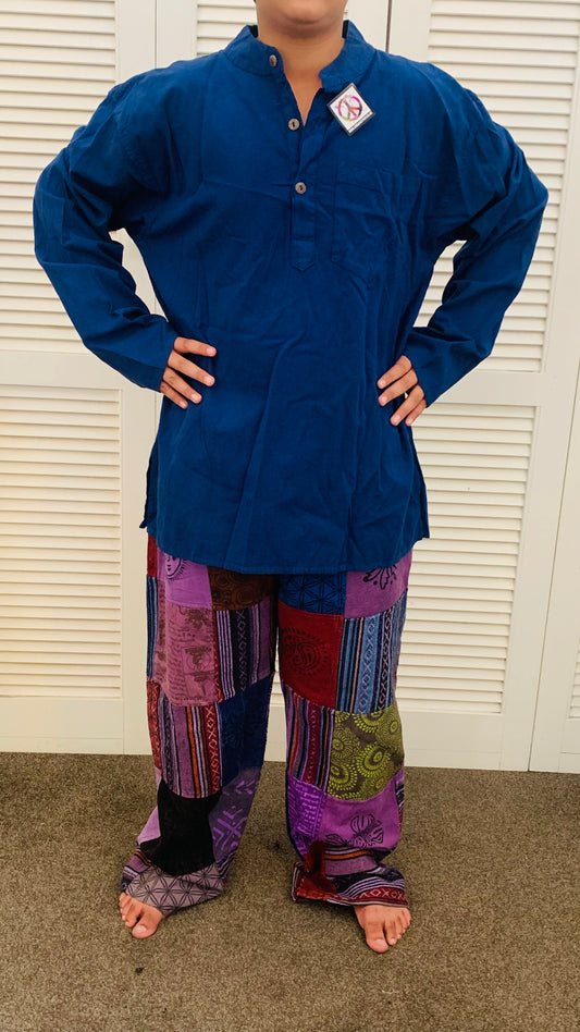 Handcrafted cotton Kurta / Shirt # 75965