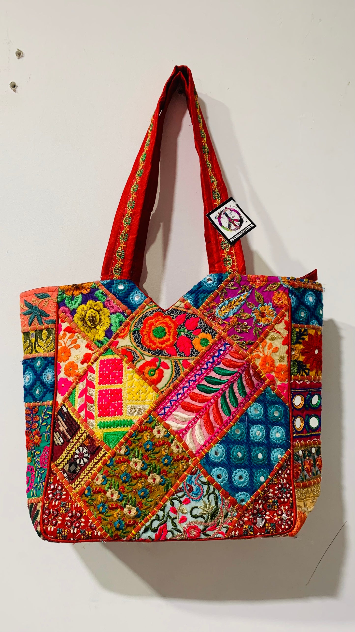 BOHEMIAN STYLE HANDCRAFTED ETHNIC TOTE BAGS # 10123