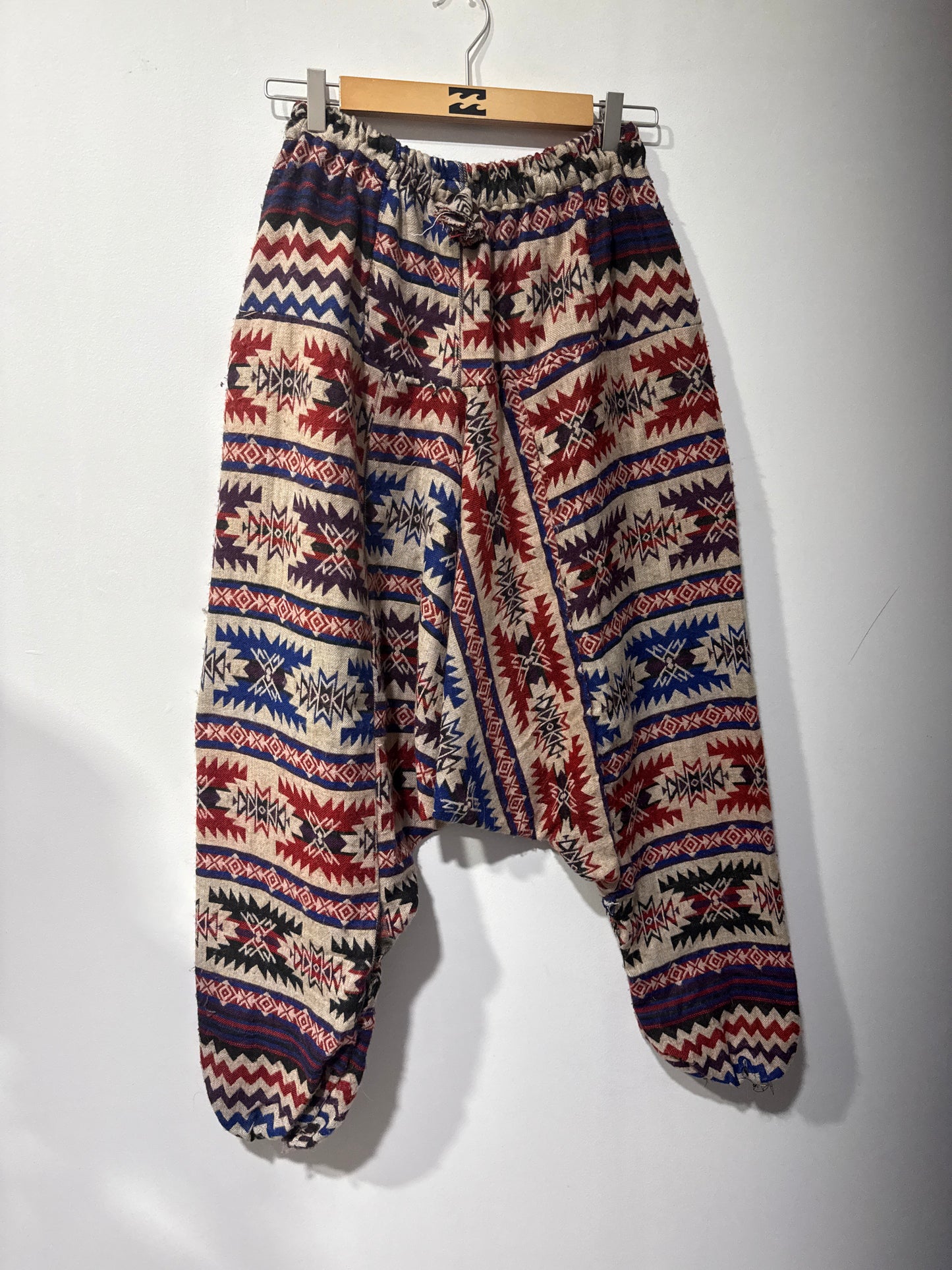 HANDCRAFTED WARM DROP CROTCH PANTS #WOOL2121