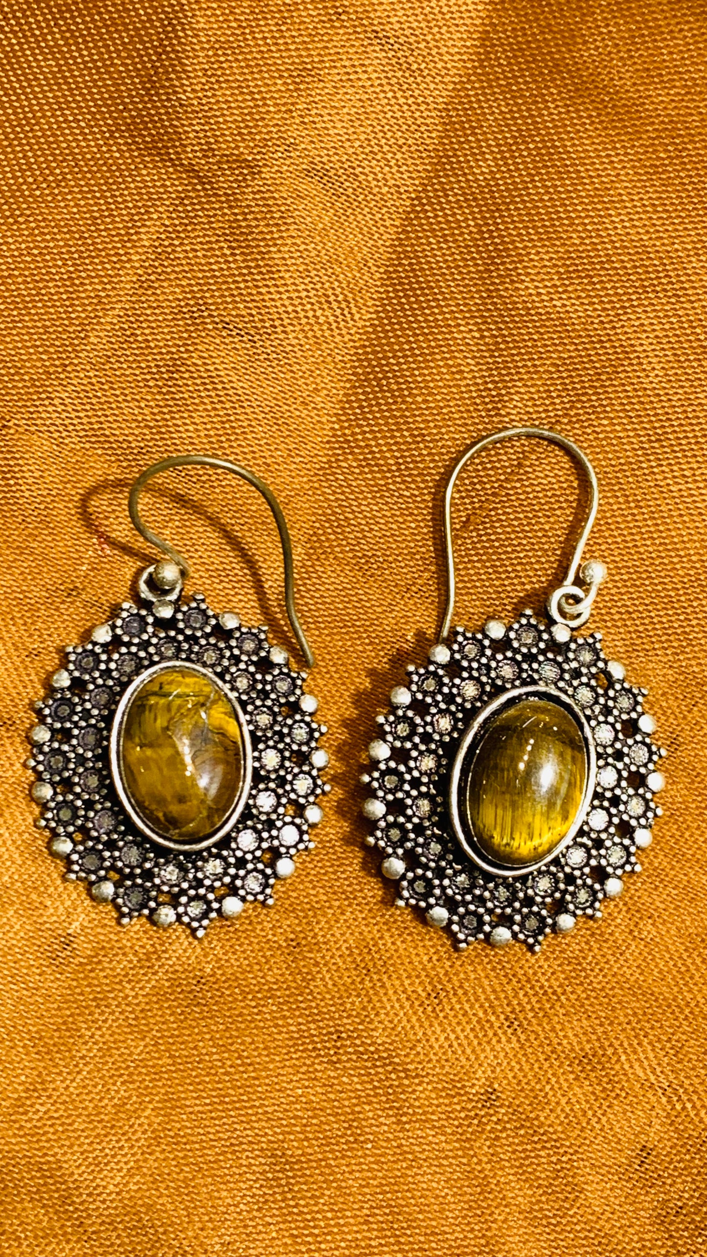 BOHEMIAN HANDCRAFTED NATURAL STONE EARRINGS #EAR165