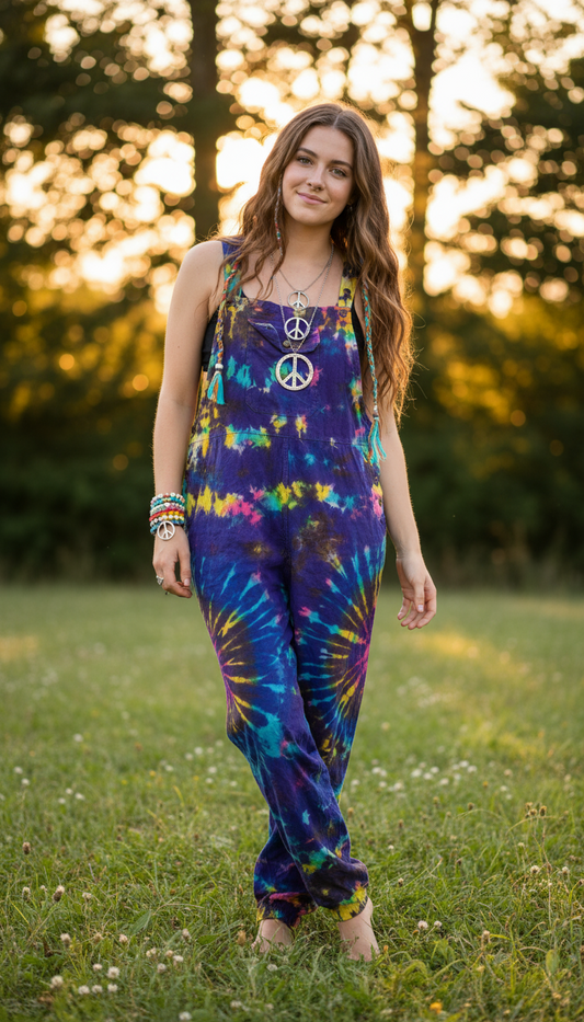 Bohemian Handcrafted Jumpsuits / Overalls/ Dangries #JUM0343