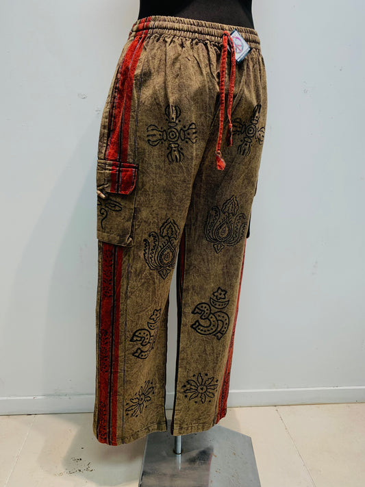 Bohemian Handcrafted Cargo Pants #STP162