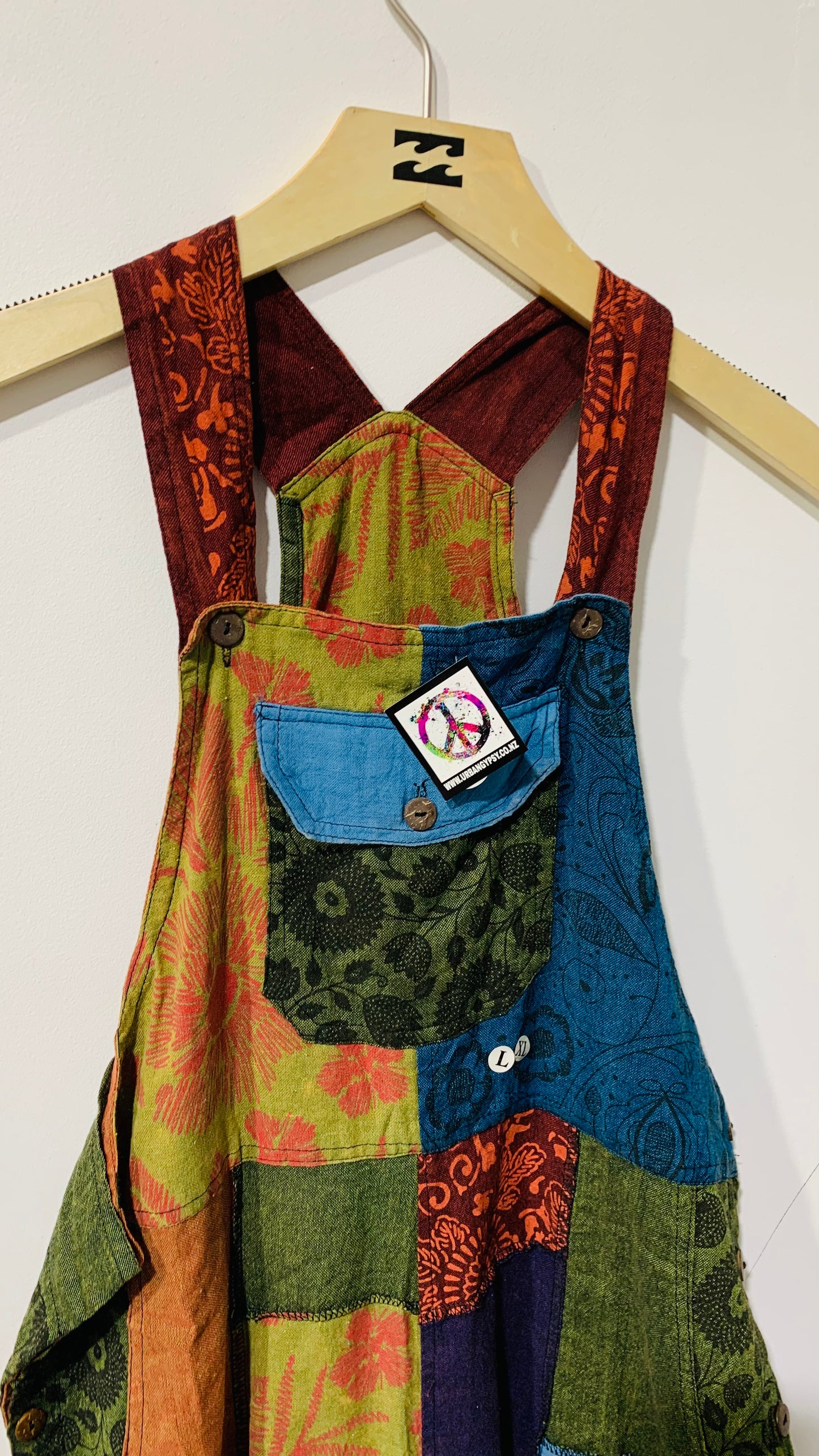 Bohemian Handcrafted Jumpsuits / Overalls/ Dangries #JUM0342