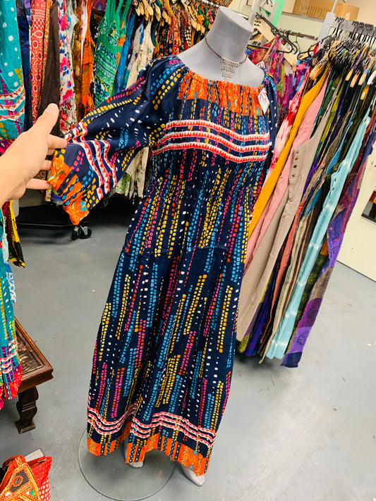 Bohemian handcrafted Maxi dress # DRE320