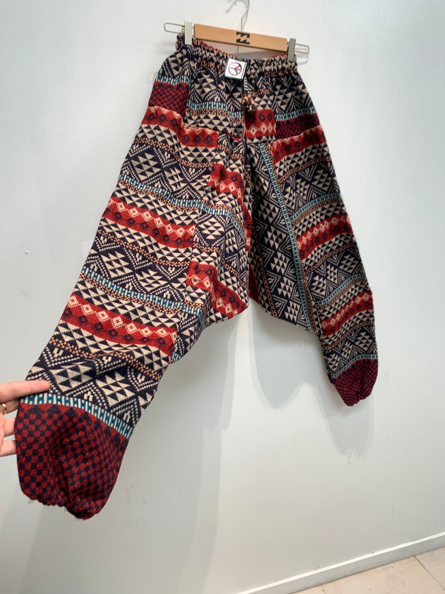 HANDCRAFTED WARM DROP CROTCH PANTS #665560
