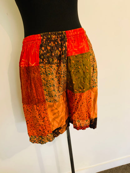 Bohemian Handcrafted Patchwork shorts # SHO4413