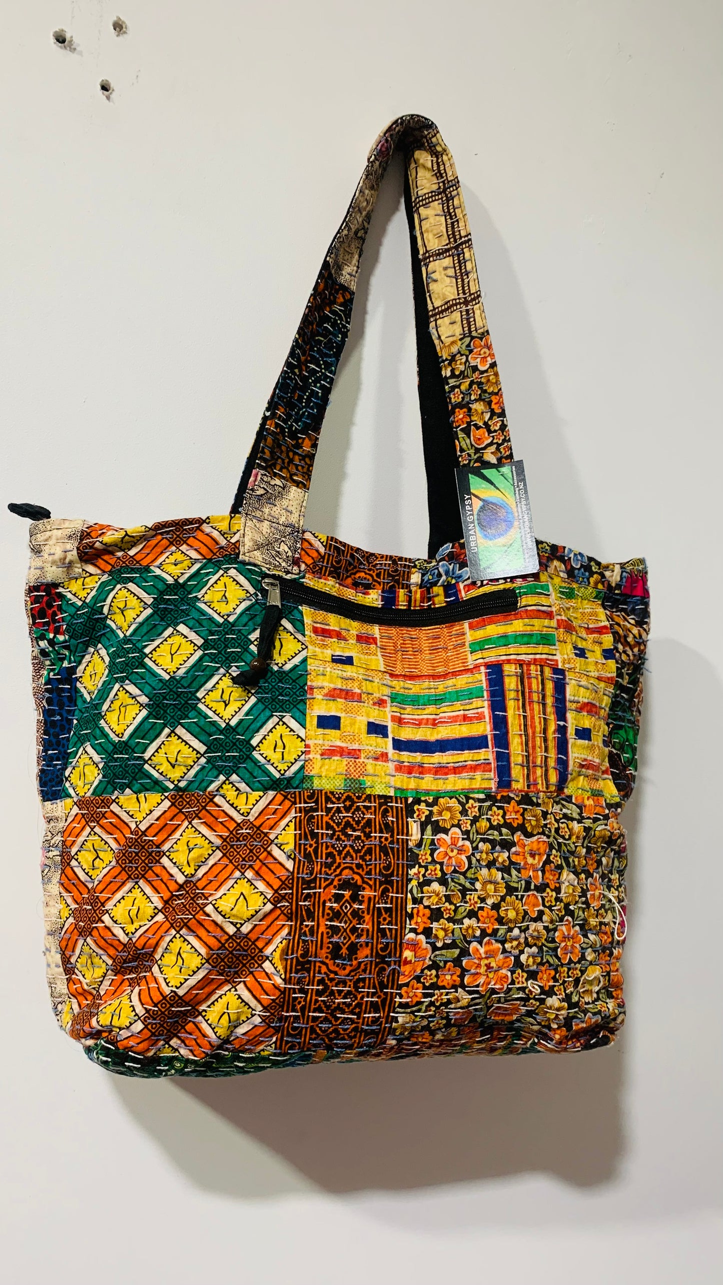 BOHEMIAN STYLE HANDCRAFTED TOTE BAG #7778