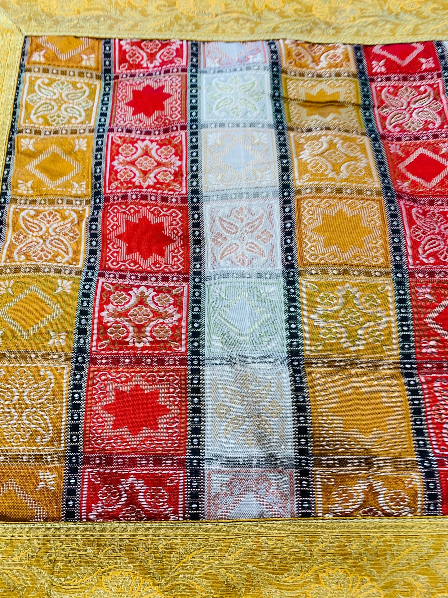Boho style handcrafted ethnic Square cushion cover #792005