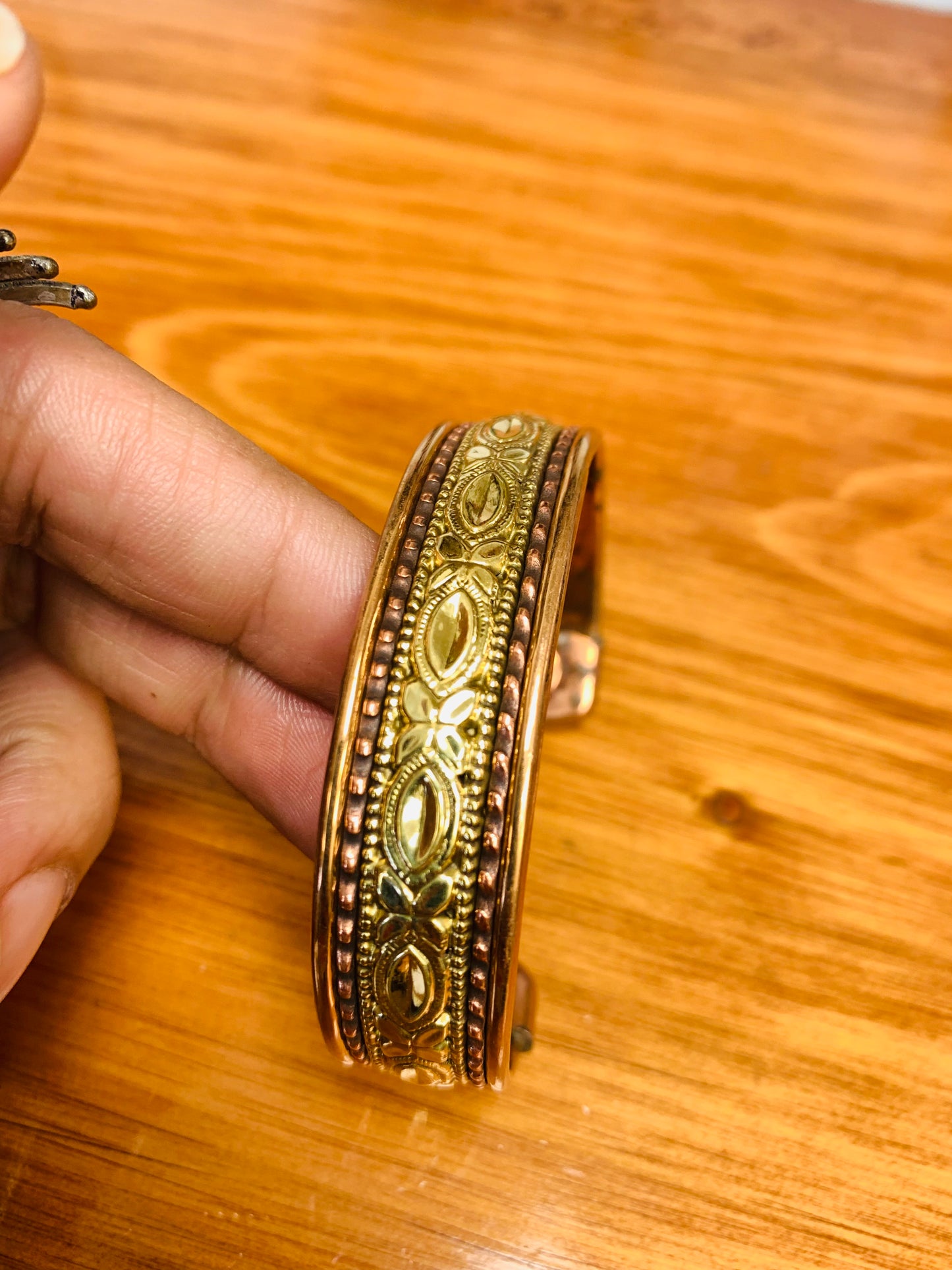 BOHEMIAN STYLE HANDCRAFTED HAND CUFF BANGLE # CUFF1195