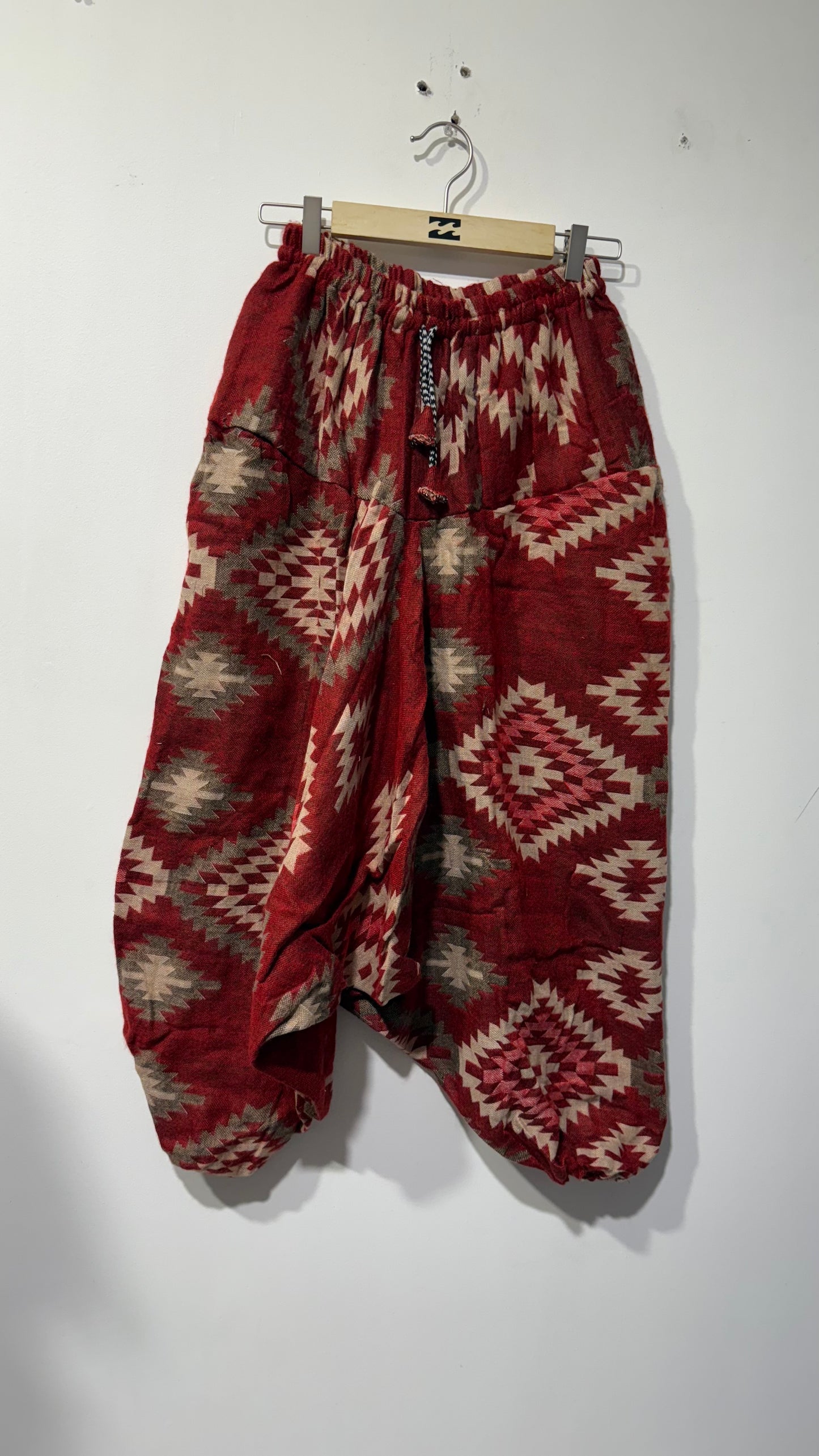 HANDCRAFTED WARM DROP CROTCH PANTS #WOOL2126
