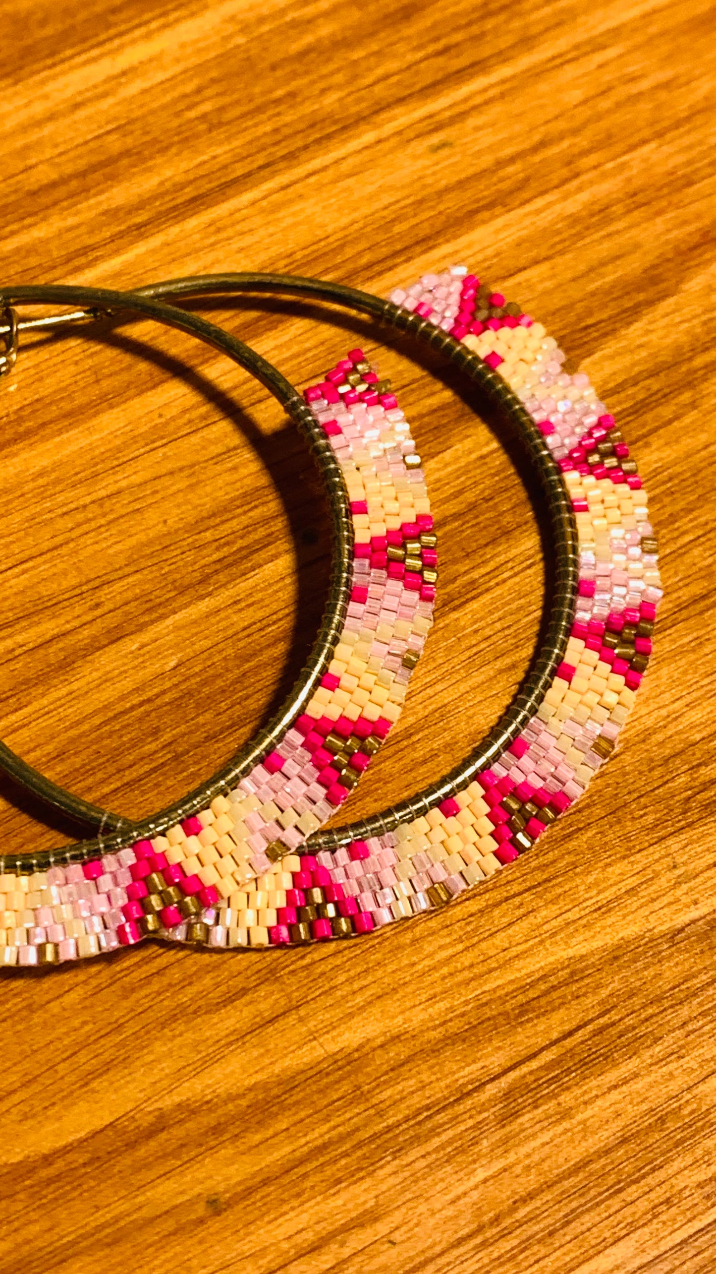 BOHEMIAN HANDCRAFTED HOOP EARRINGS #EAR159