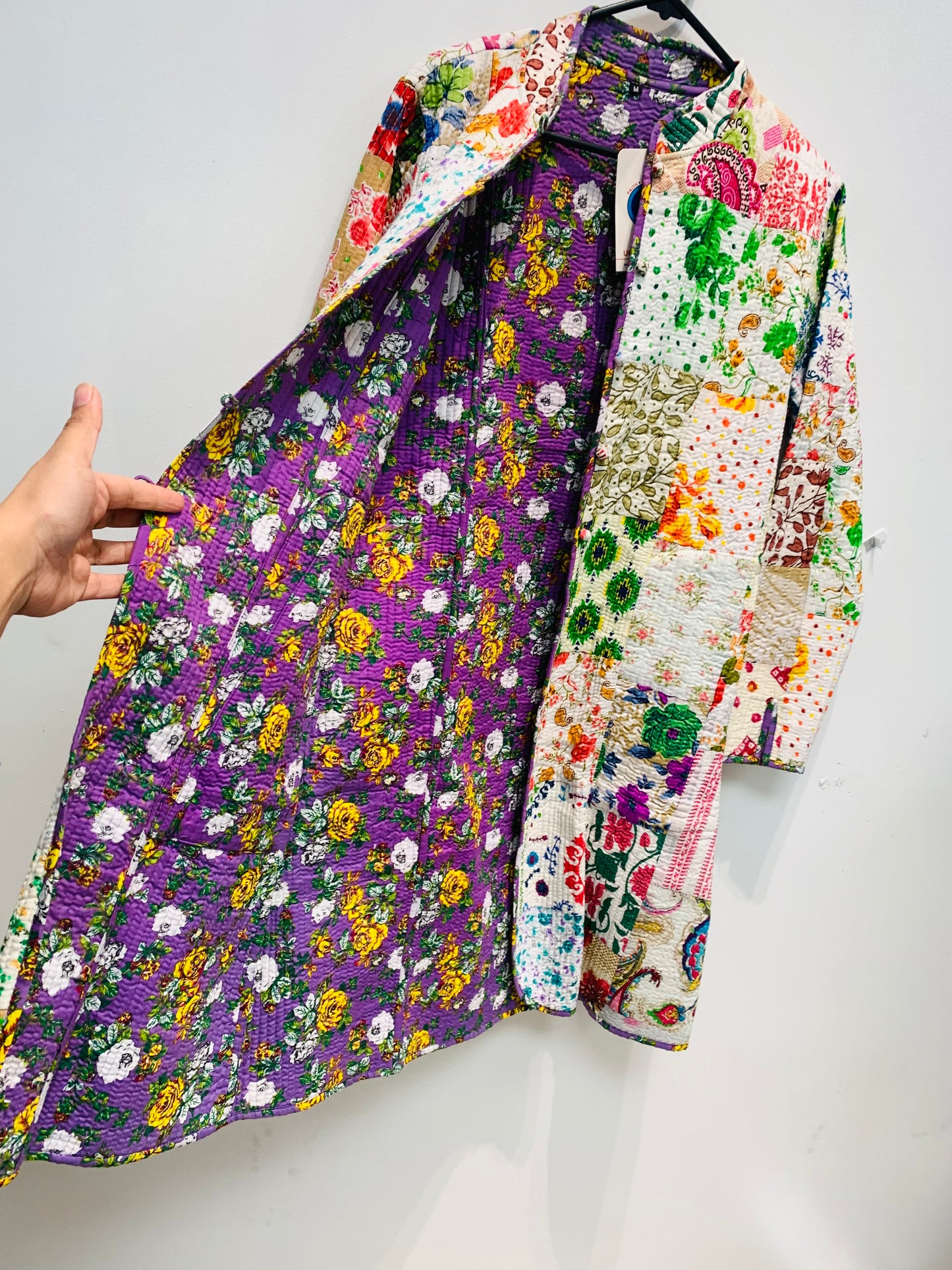Bohemian style handcrafted Kantha / Quilting Jackets #0054