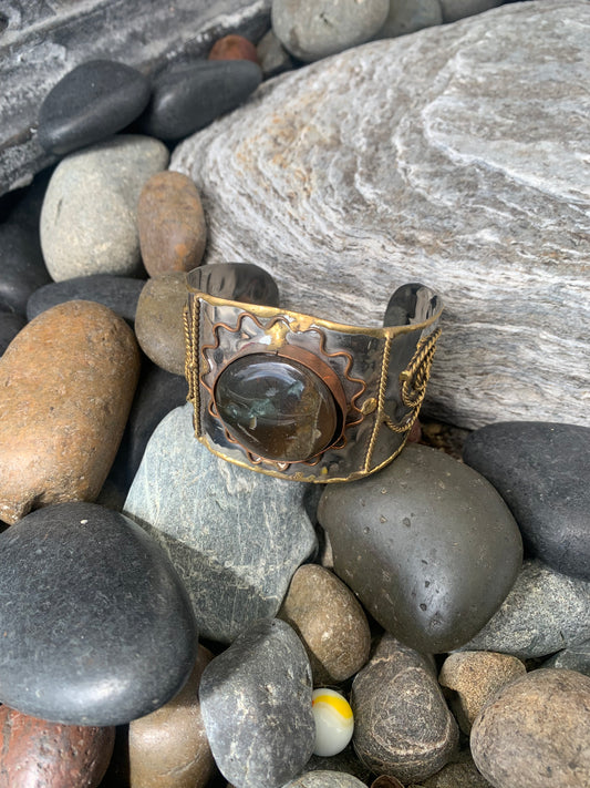 BOHEMIAN STYLE HANDCRAFTED HAND CUFF BANGLE  # CUFF1221