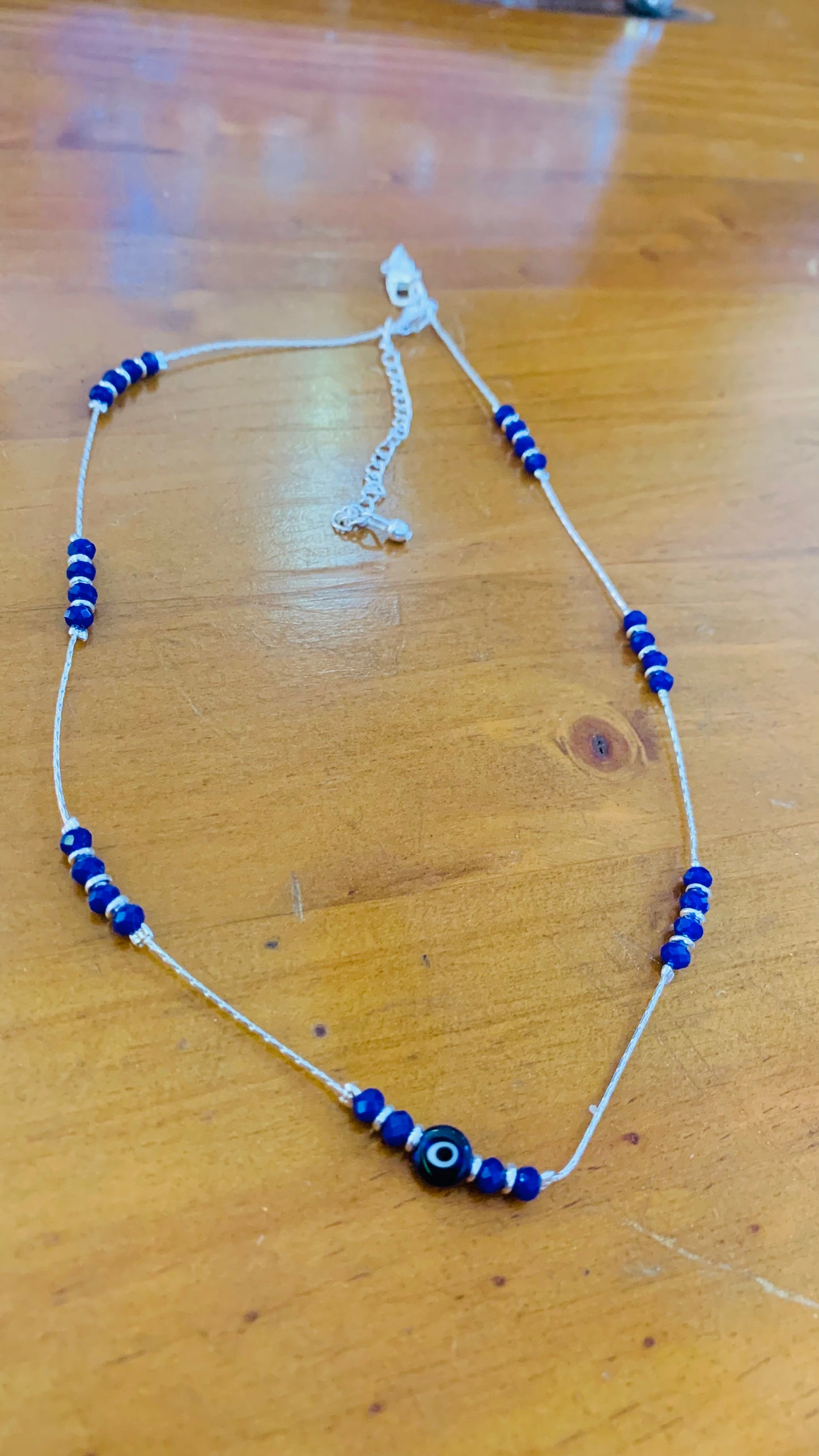 BOHEMIAN STYLE HANDCRAFTED EVIL EYE BEADS NECKLACE #NECK21