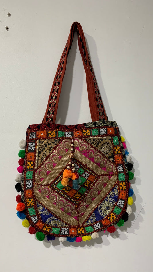 Boho Style Handcrafted Tote Bags  #TB0106