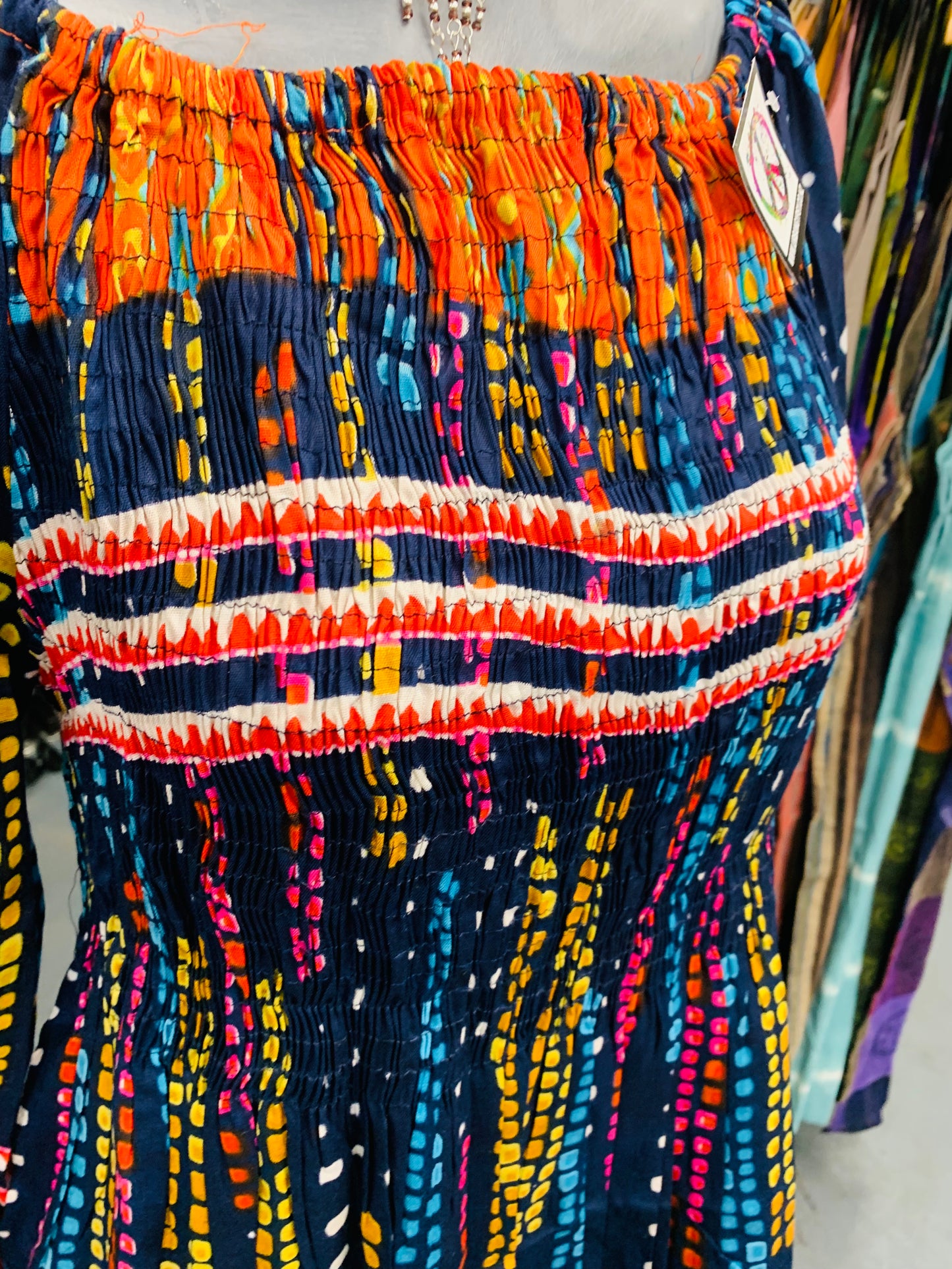 Bohemian handcrafted Maxi dress # DRE320