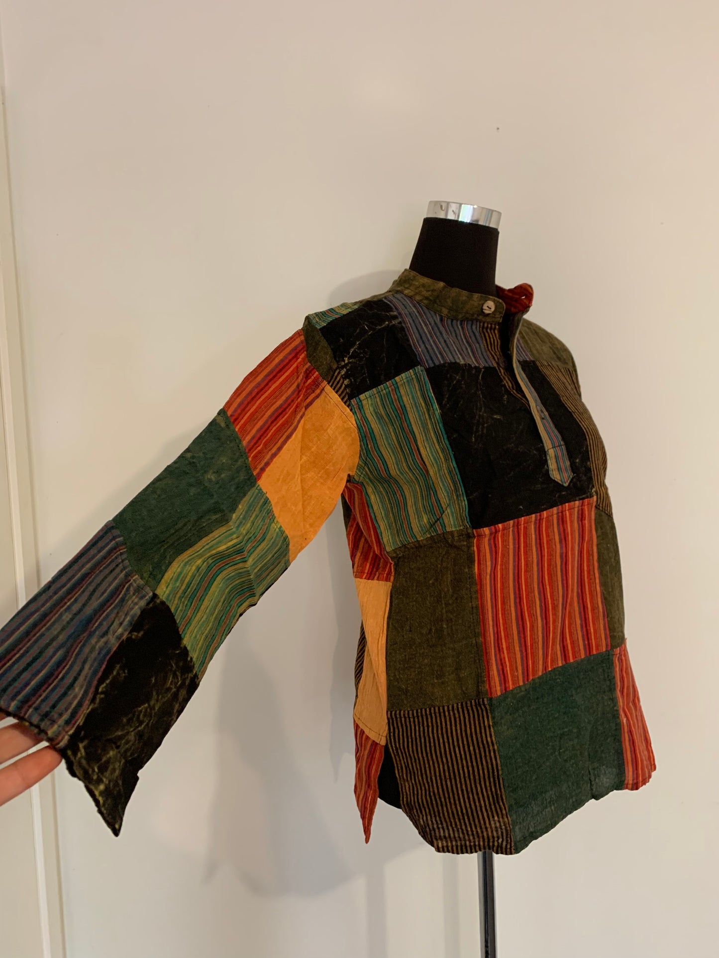 Bohemian handcrafted cotton Kurta # KURT617