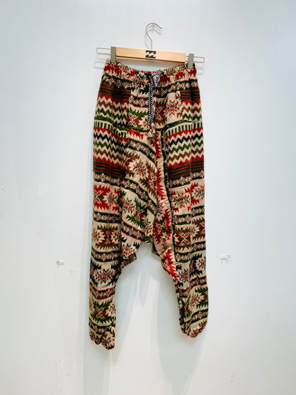 HANDCRAFTED WARM DROP CROTCH PANTS #WOOL29