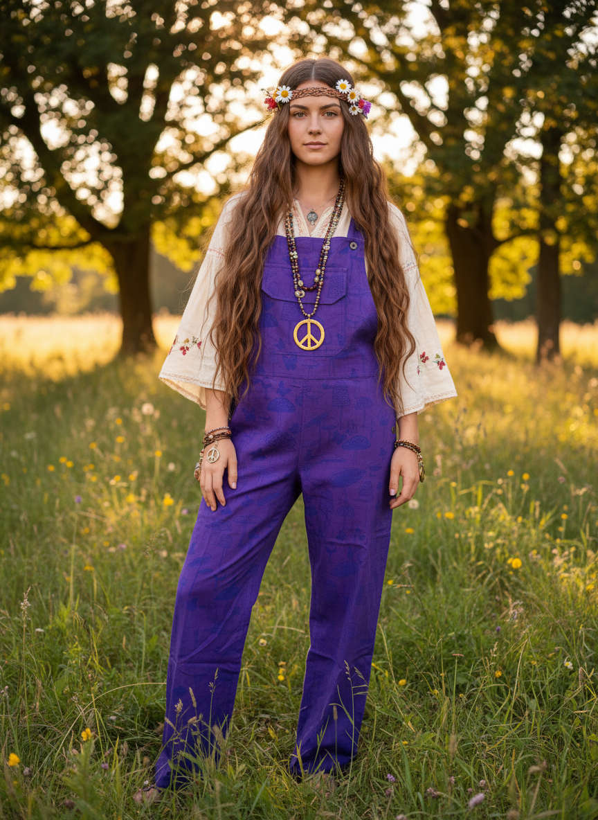Bohemian Handcrafted Overalls/ Dangries #JUM027