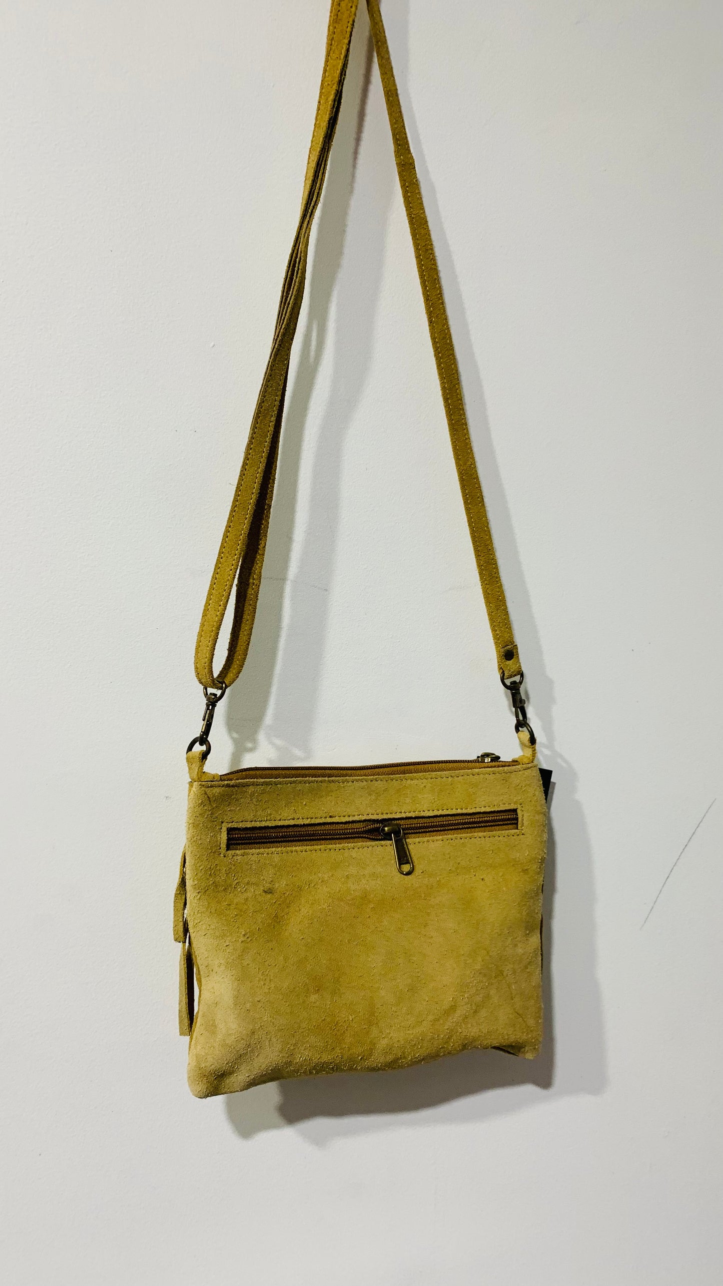 BOHEMIAN STYLE HANDCRAFTED GENUINE SUEDE LEATHER BAGS #206585