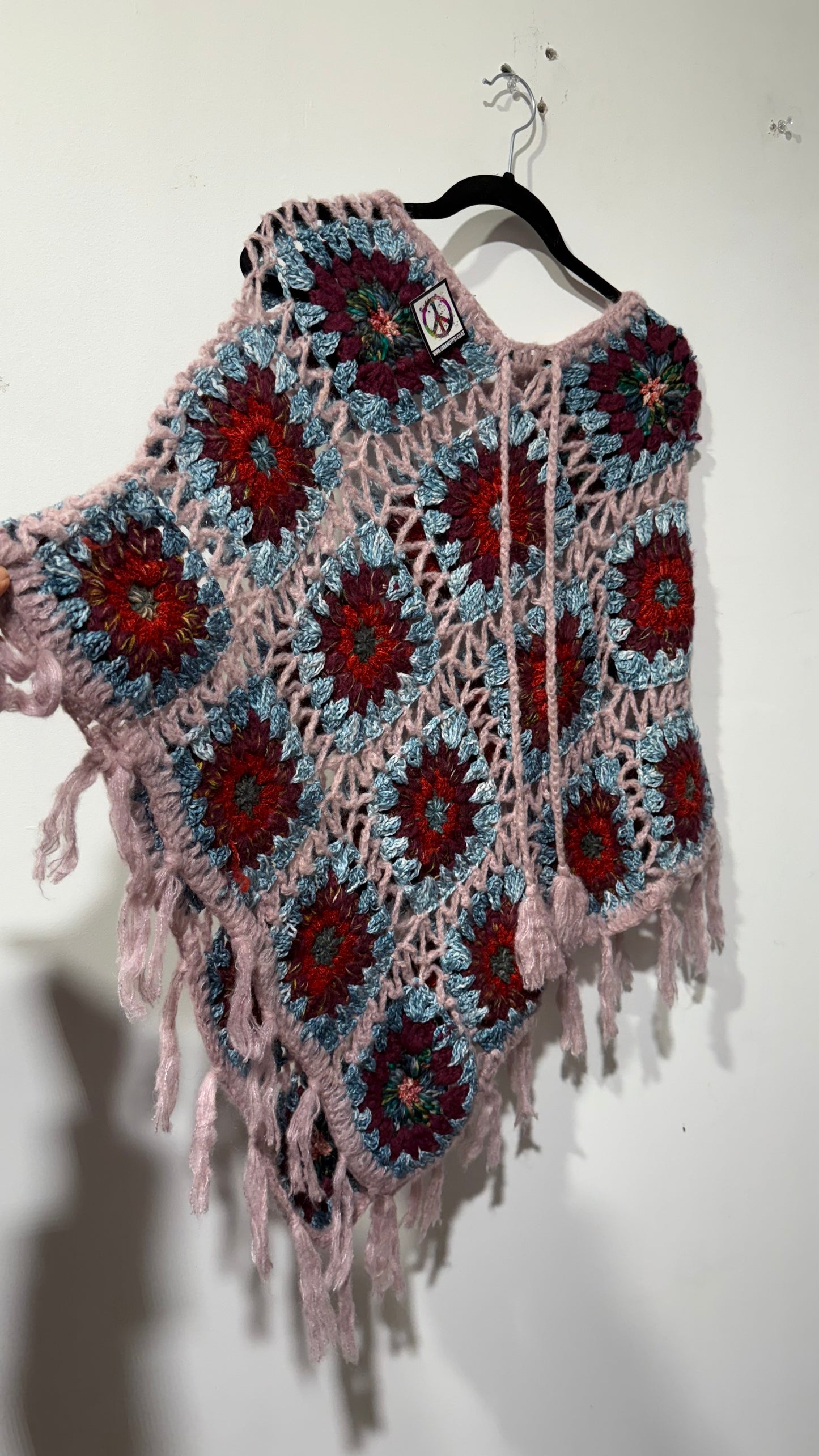 Handcrafted Crochet poncho #40