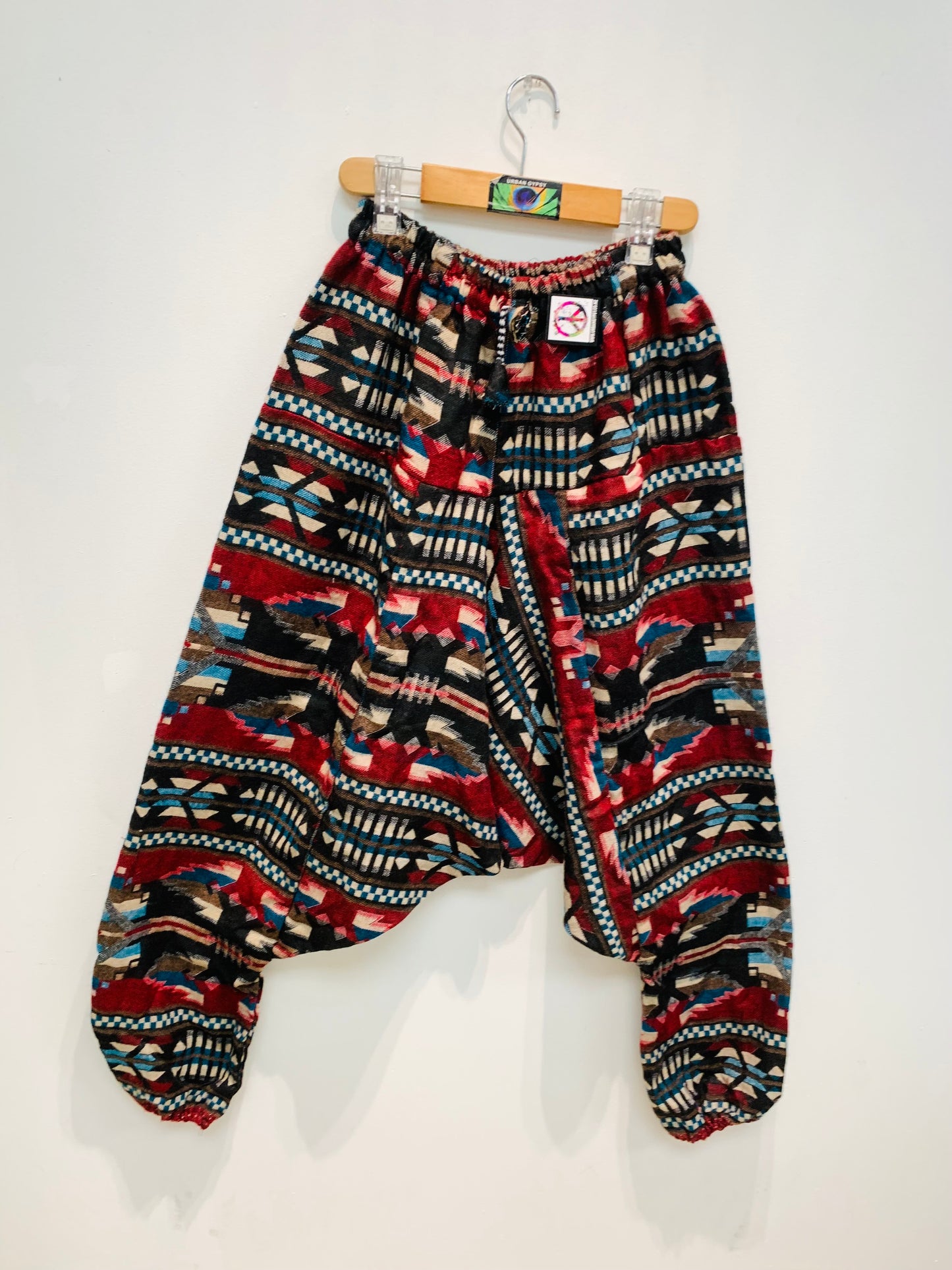 HANDCRAFTED WARM DROP CROTCH PANTS #WOOL23