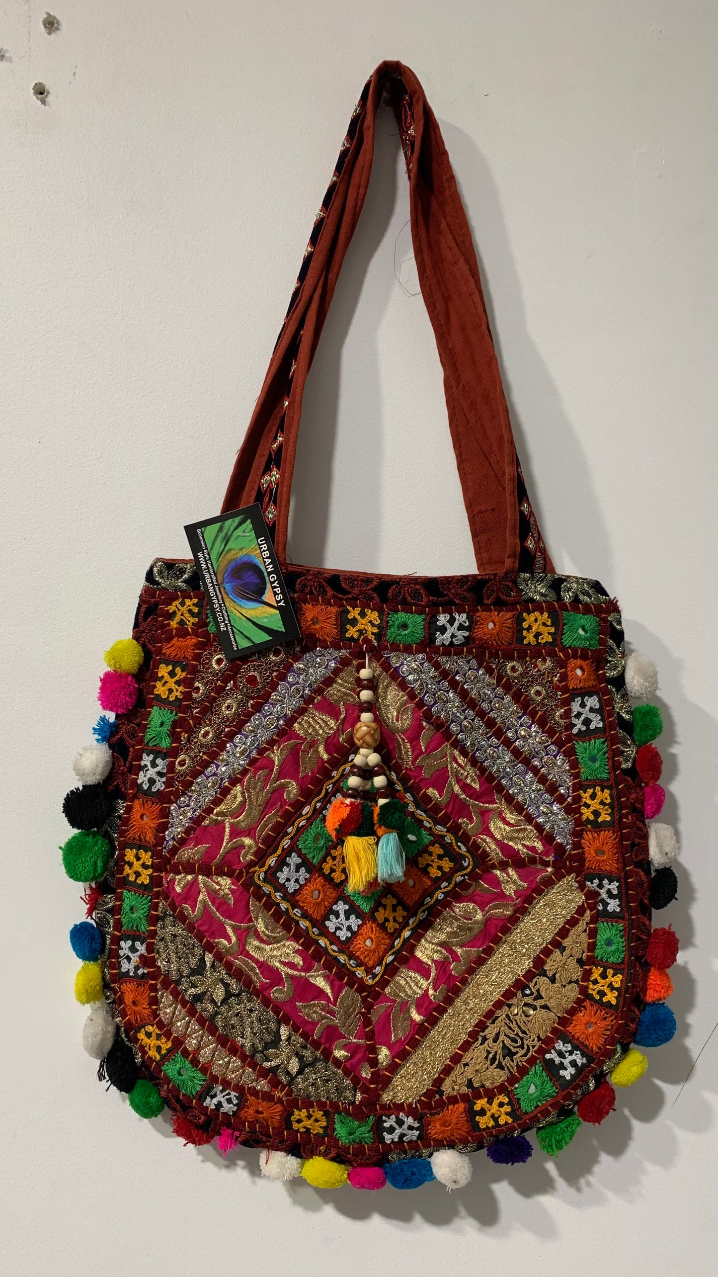 Boho Style Handcrafted Tote Bags  #TB0106